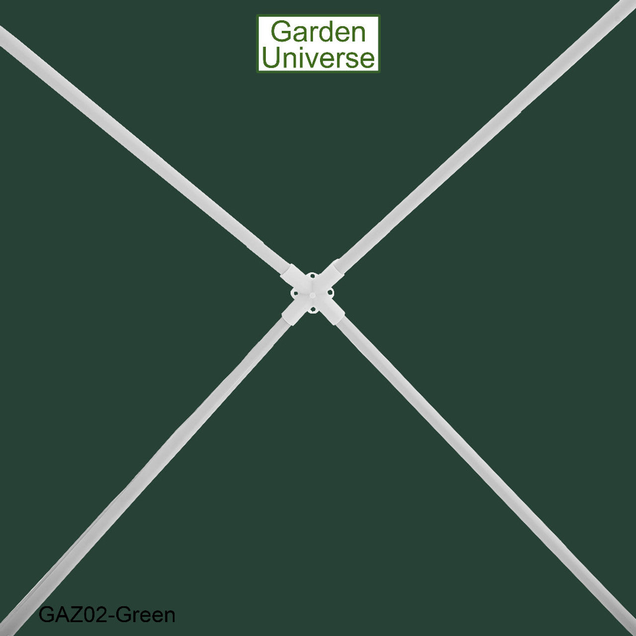 Gazebo 3 x 3m with Four Walls Steel Frame Green GAZ02-Green