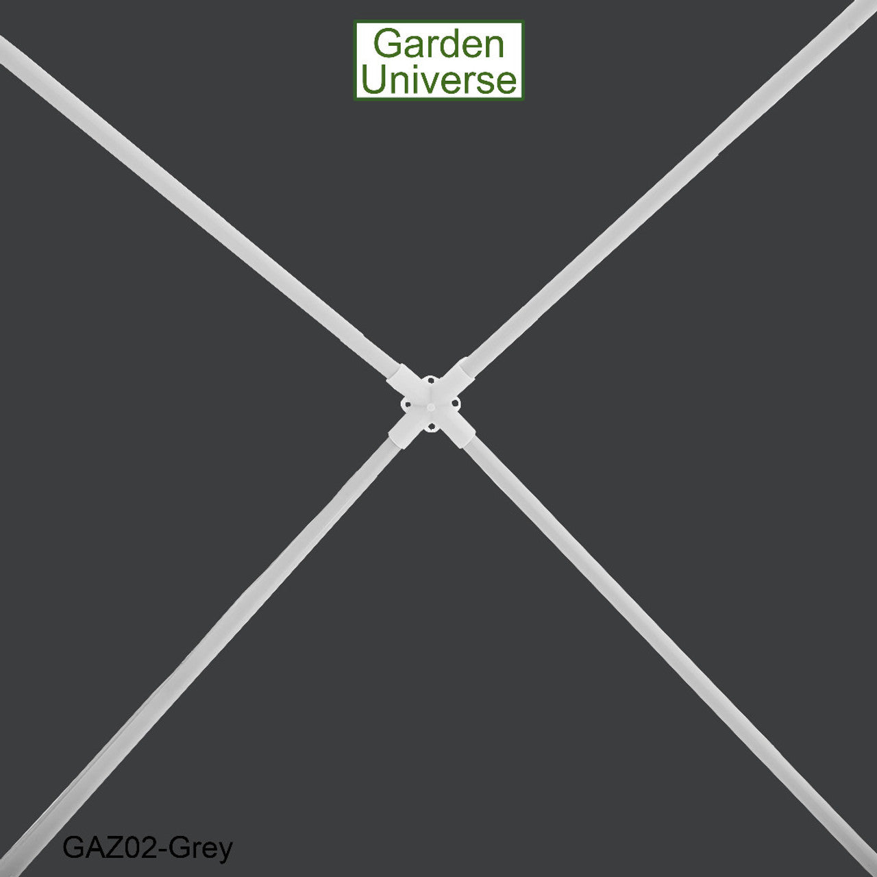 Gazebo 3 x 3m with Four Walls Steel Frame Grey GAZ02-Grey