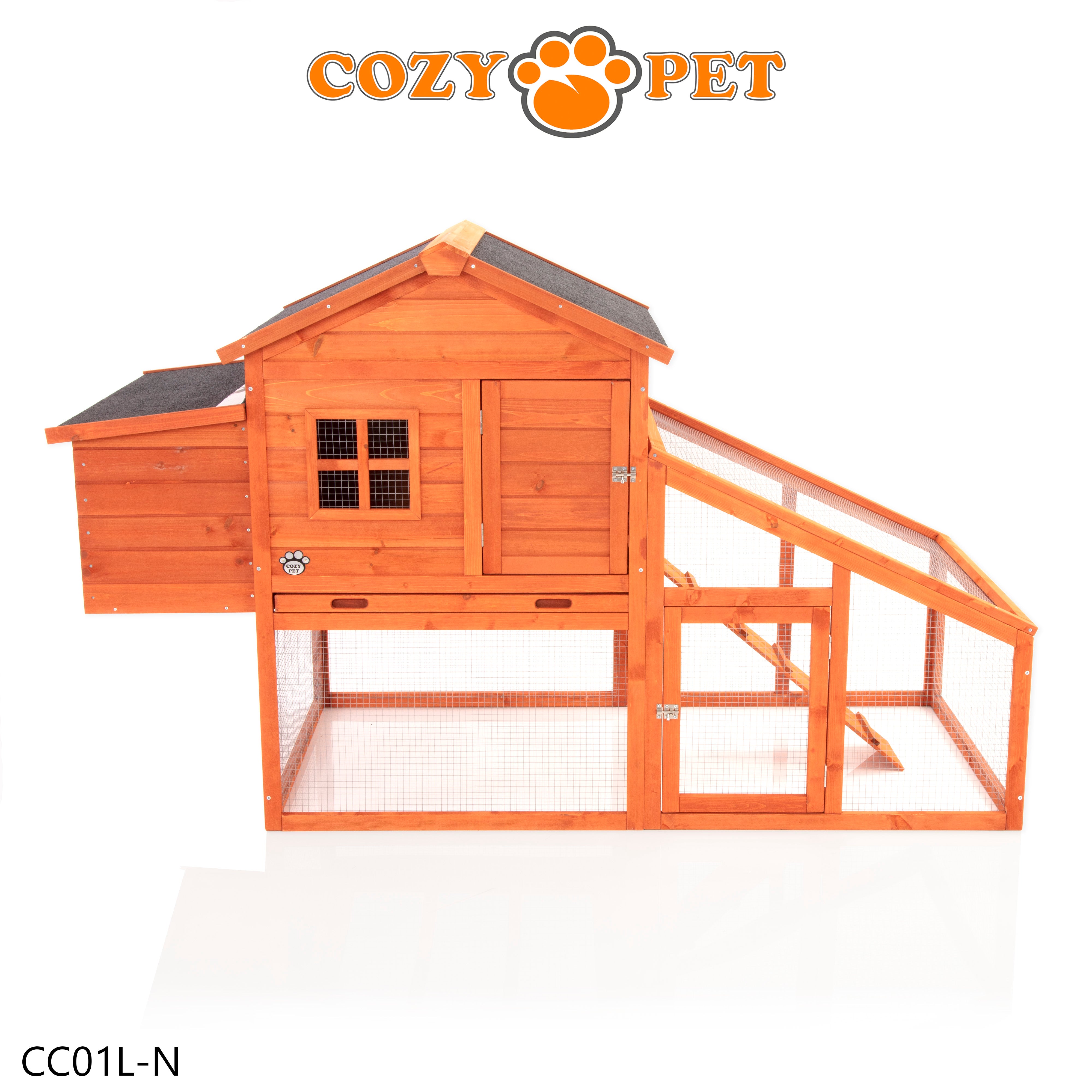 Chicken Coop, Hen House, New XL Size, Rabbit Hutch, Model CC01L-N