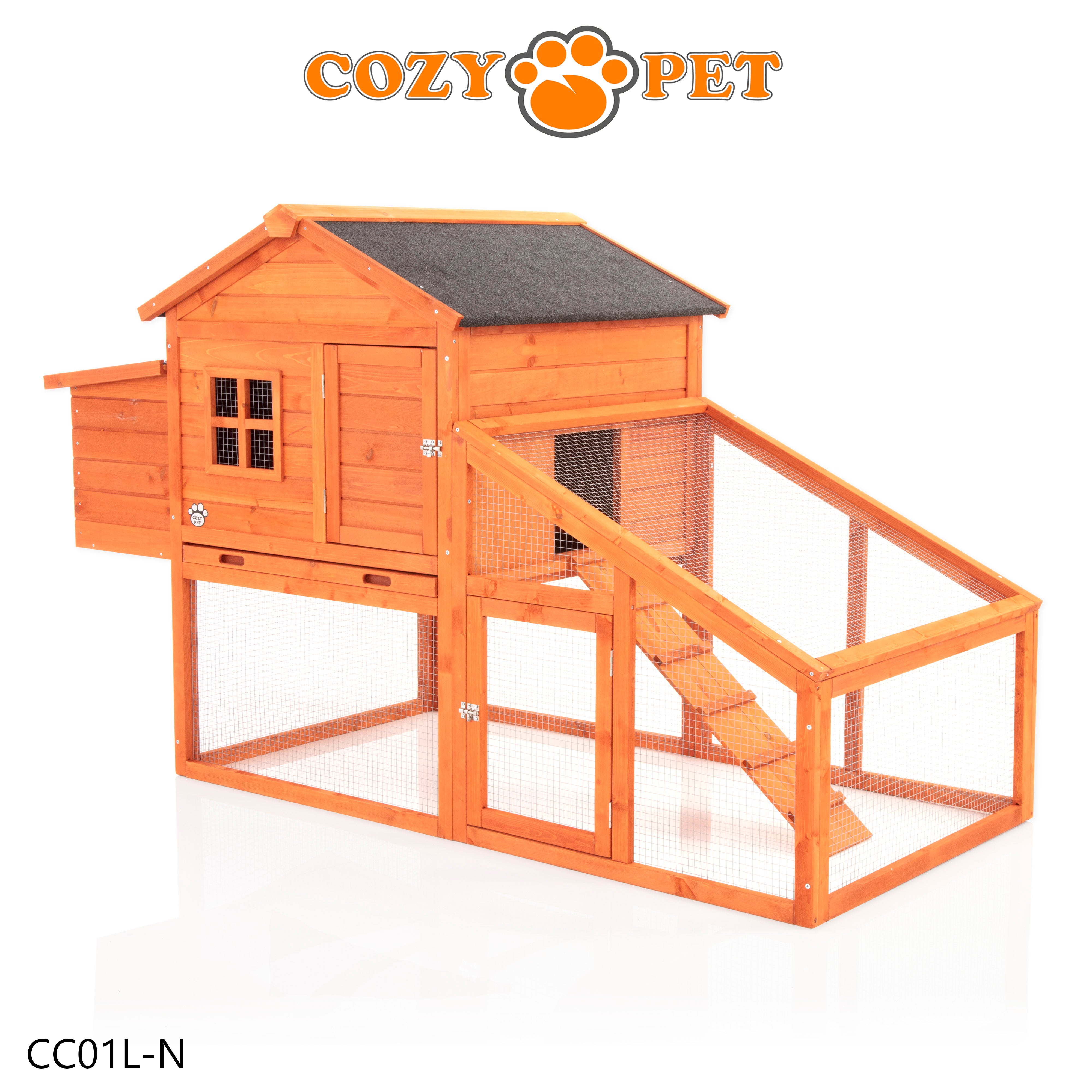 Chicken Coop, Hen House, New XL Size, Rabbit Hutch, Model CC01L-N