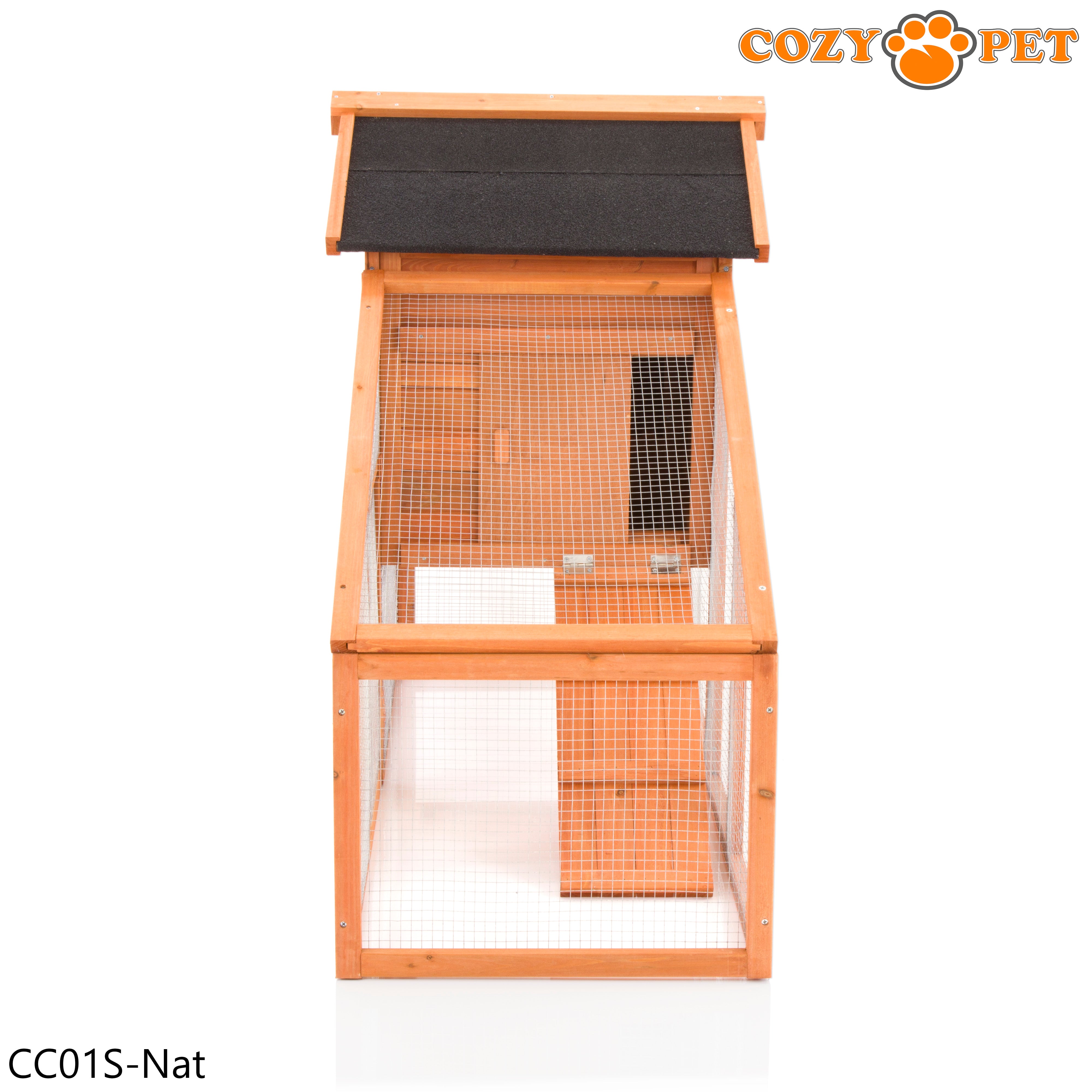 Chicken Coop, Hen House, Rabbit Hutch, Model CC01S-Nat