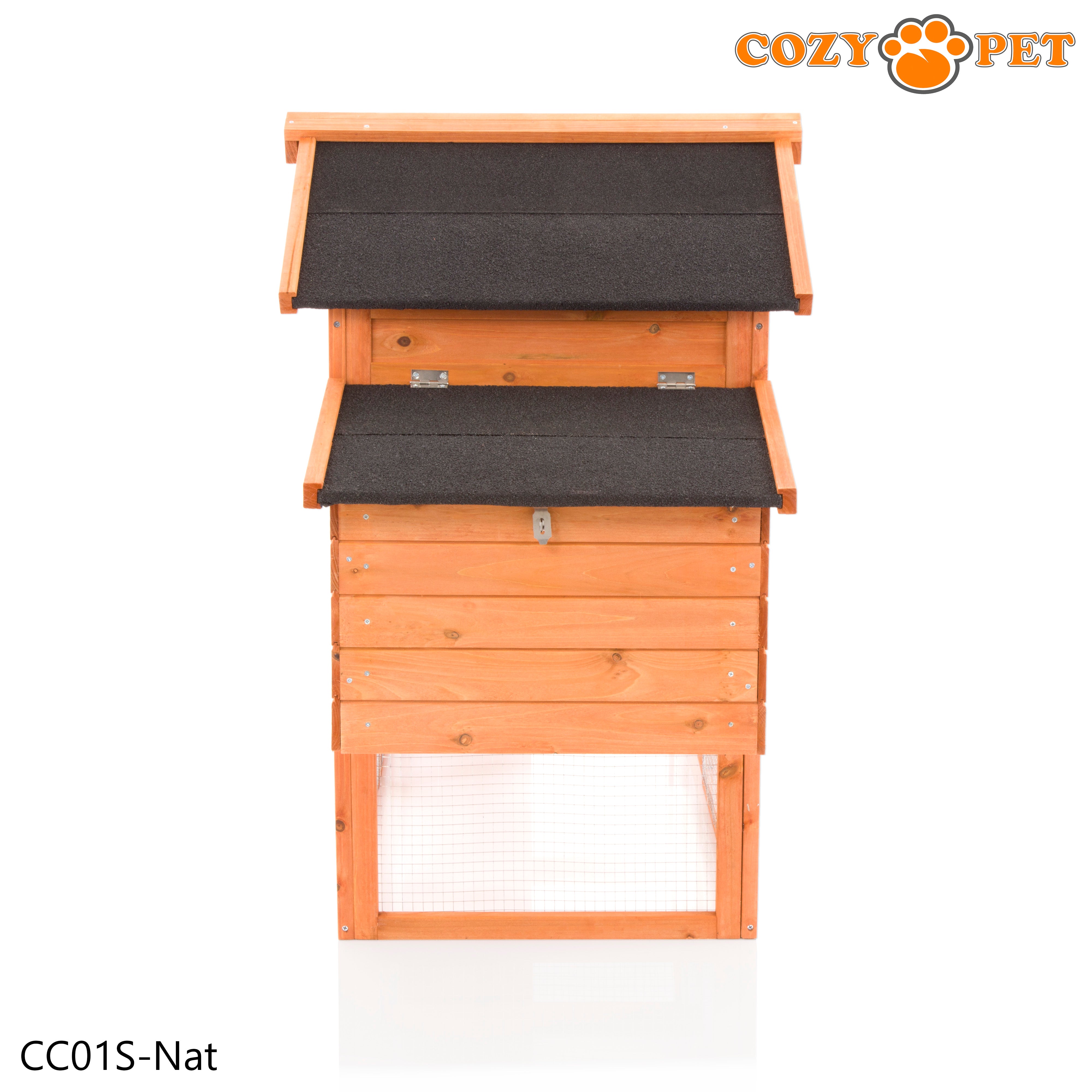 Chicken Coop, Hen House, Rabbit Hutch, Model CC01S-Nat