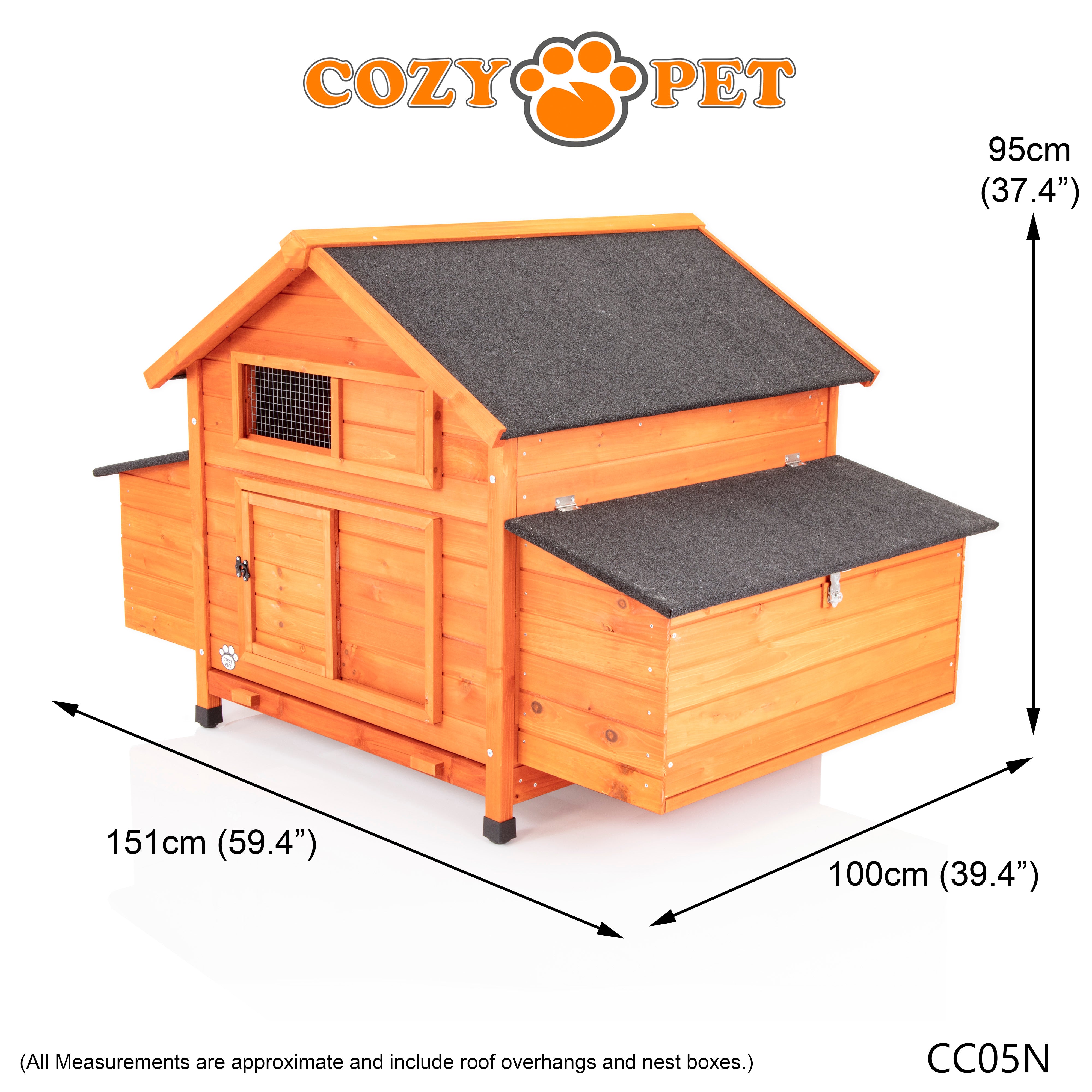 Chicken Coop, Hen House, XL Size, Model CC05N