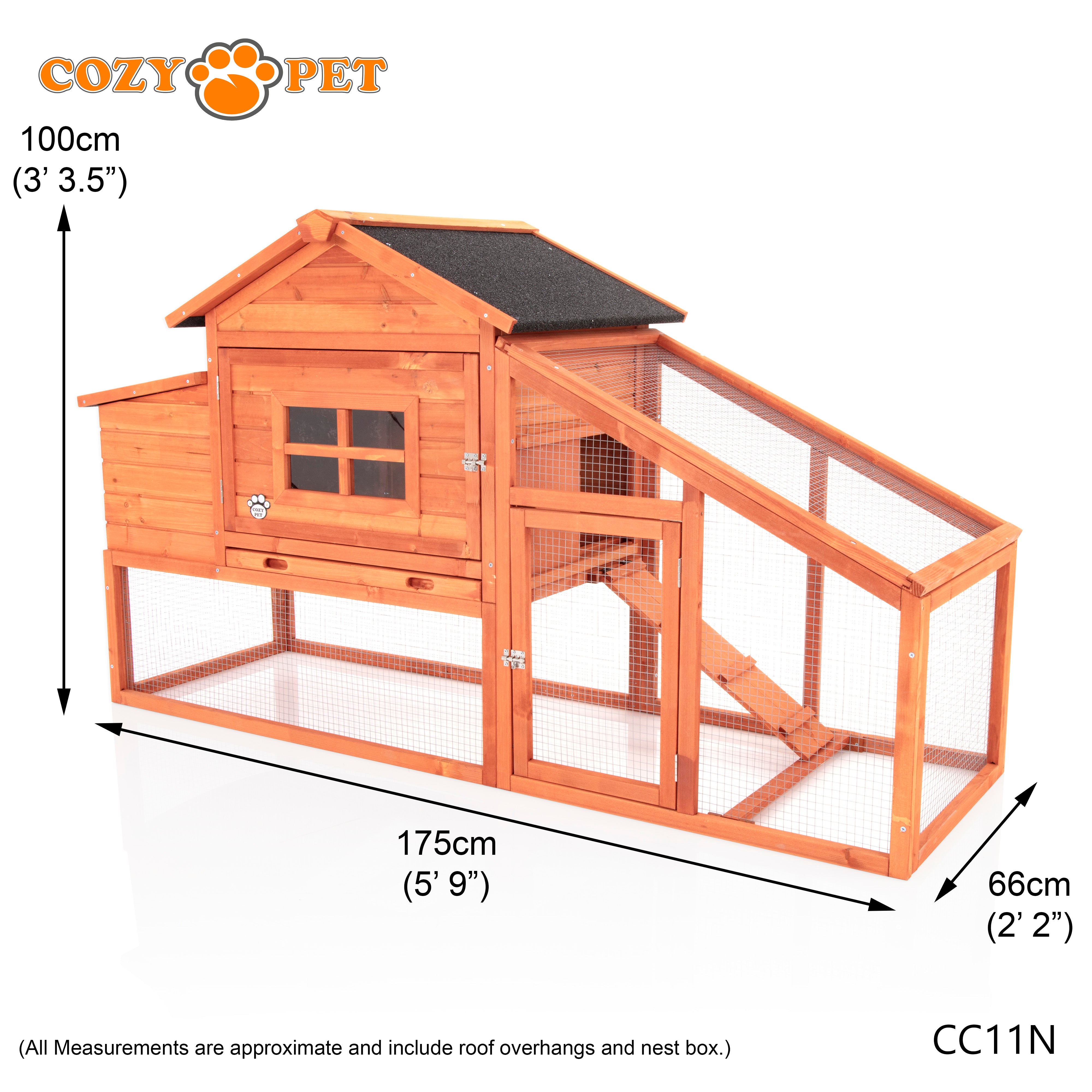Chicken Coop, Hen House, Rabbit Hutch, Model CC11N