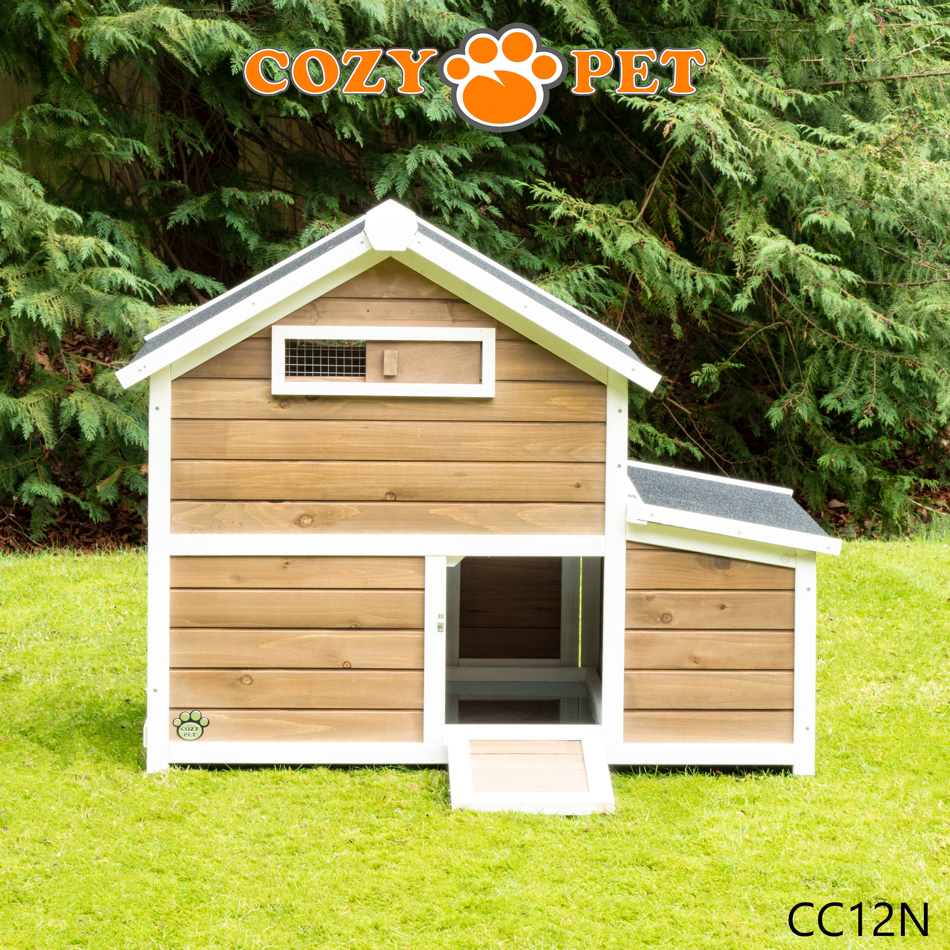 Chicken Coop, Hen House, Rabbit Hutch, Model CC12N