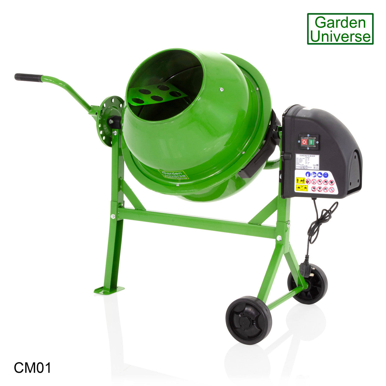 Cement Mixer Electric 220W Powerful Motor 63L Capacity CM01