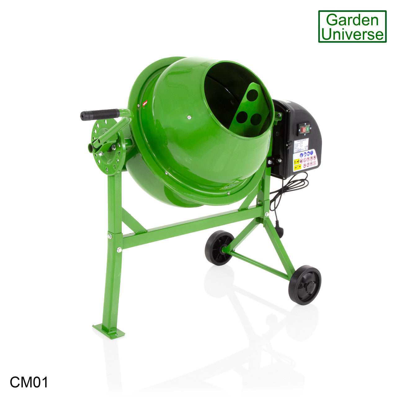 Cement Mixer Electric 220W Powerful Motor 63L Capacity CM01