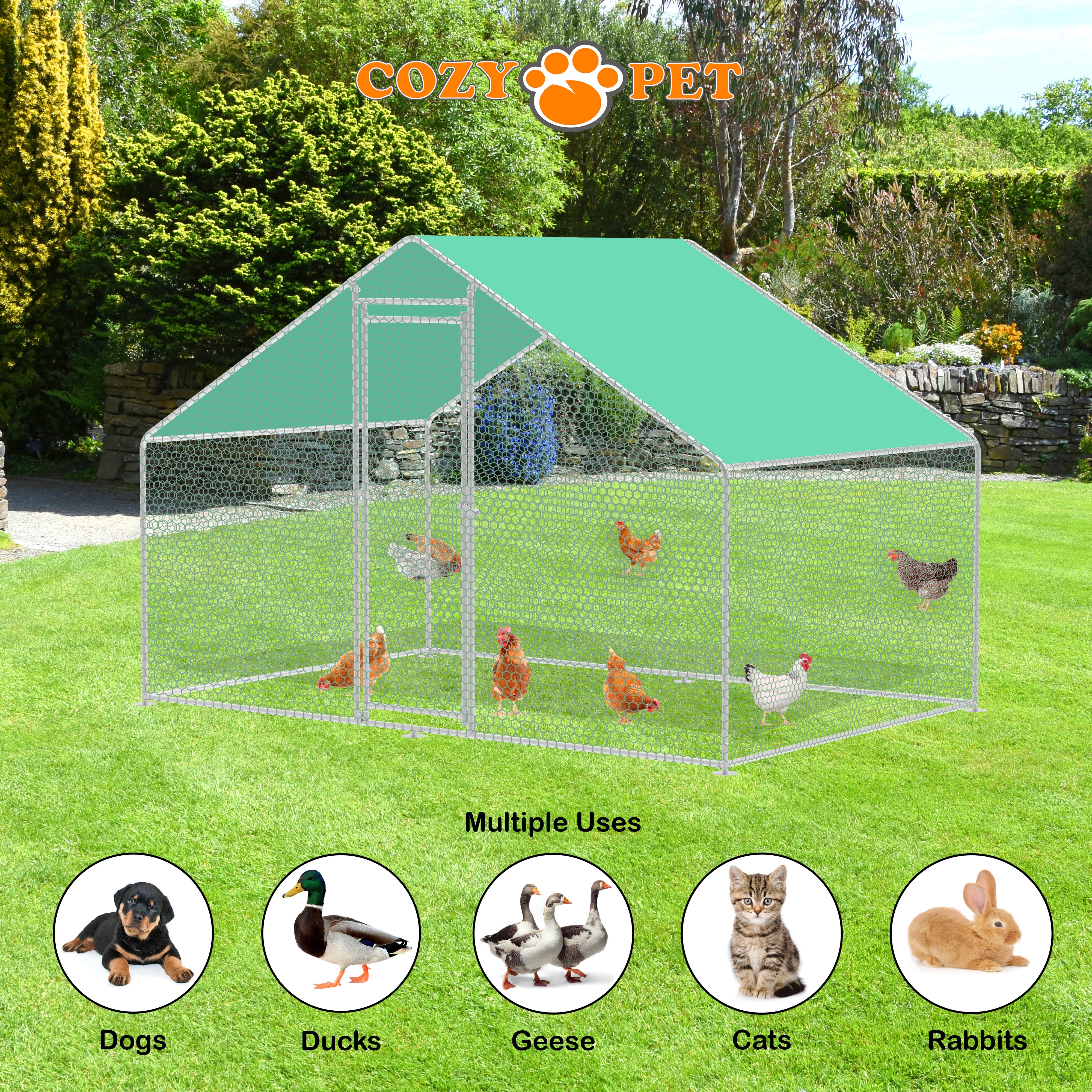 Chicken Run 3m X 2m 25mm Galvanised Steel Frame - CR03-2 (25mm)