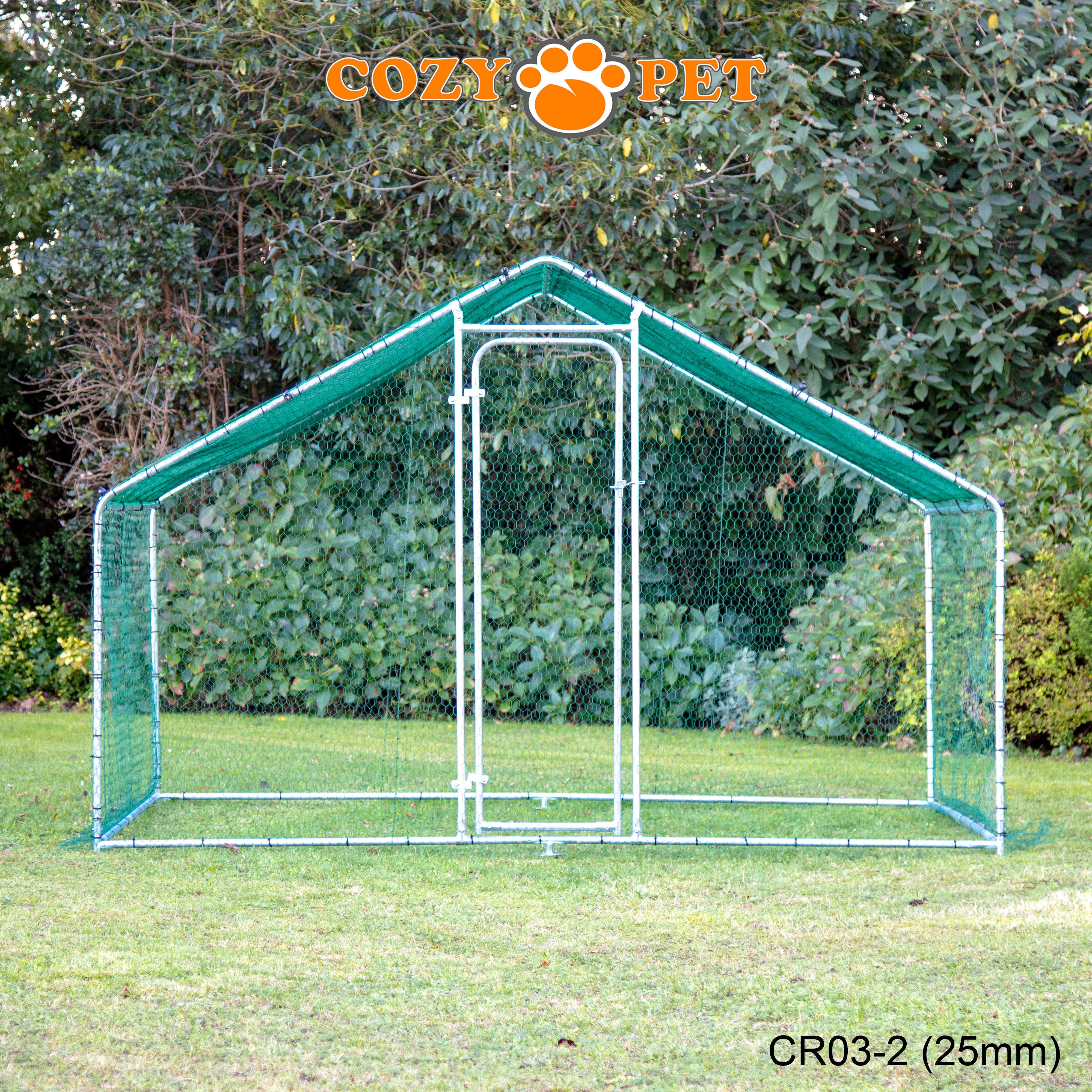 Chicken Run 3m X 2m 25mm Galvanised Steel Frame - CR03-2 (25mm)
