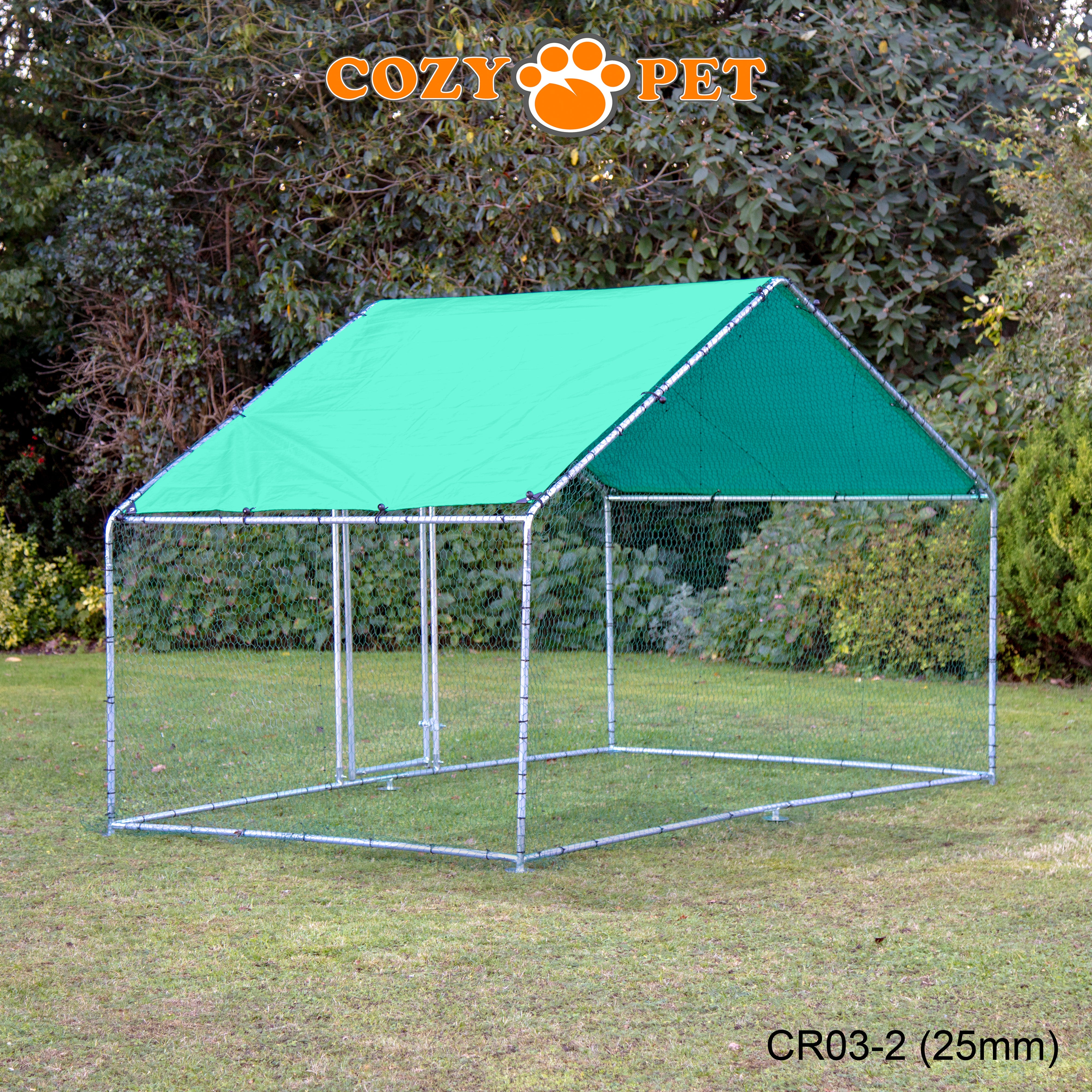 Chicken Run 3m X 2m 25mm Galvanised Steel Frame - CR03-2 (25mm)