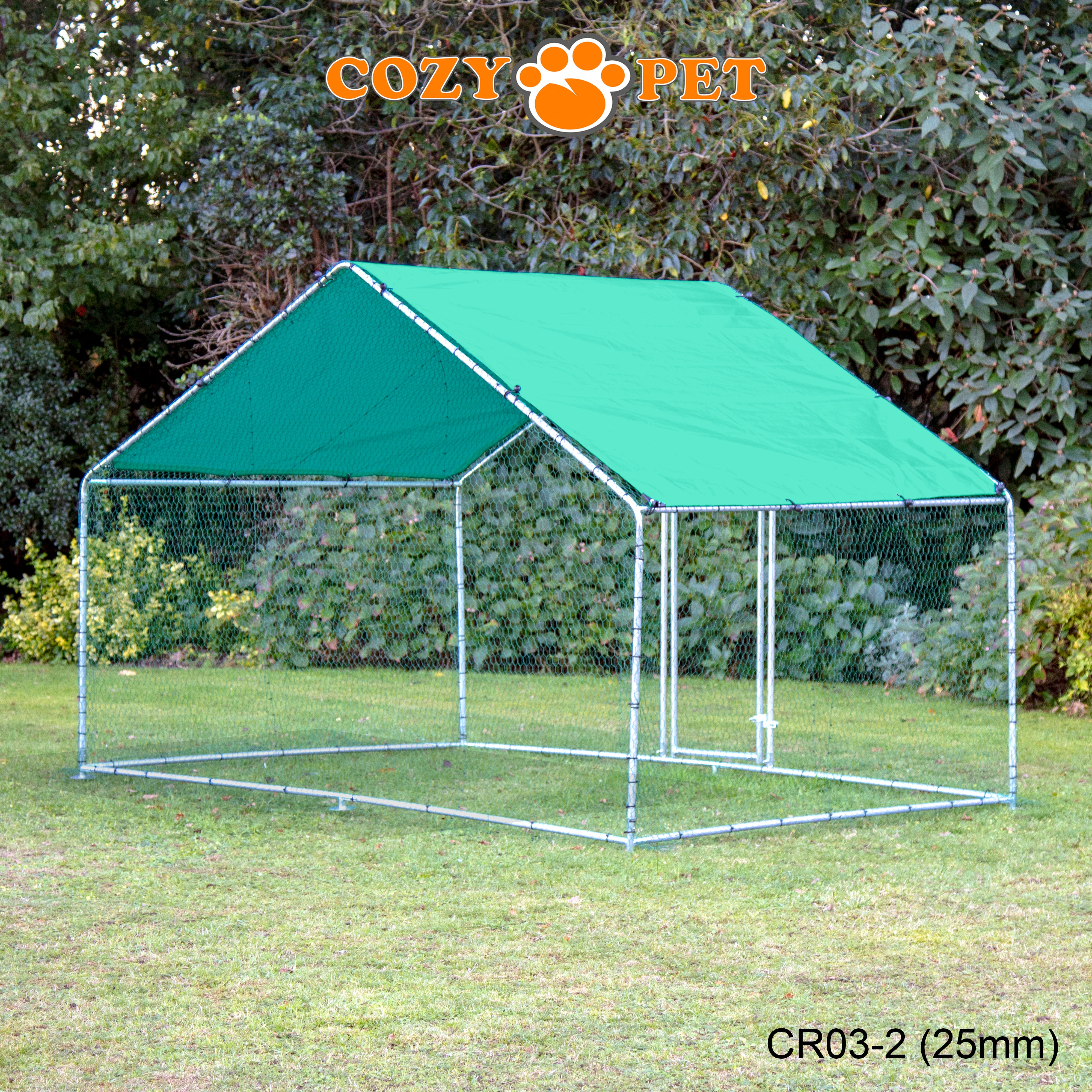 Chicken Run 3m X 2m 25mm Galvanised Steel Frame - CR03-2 (25mm)