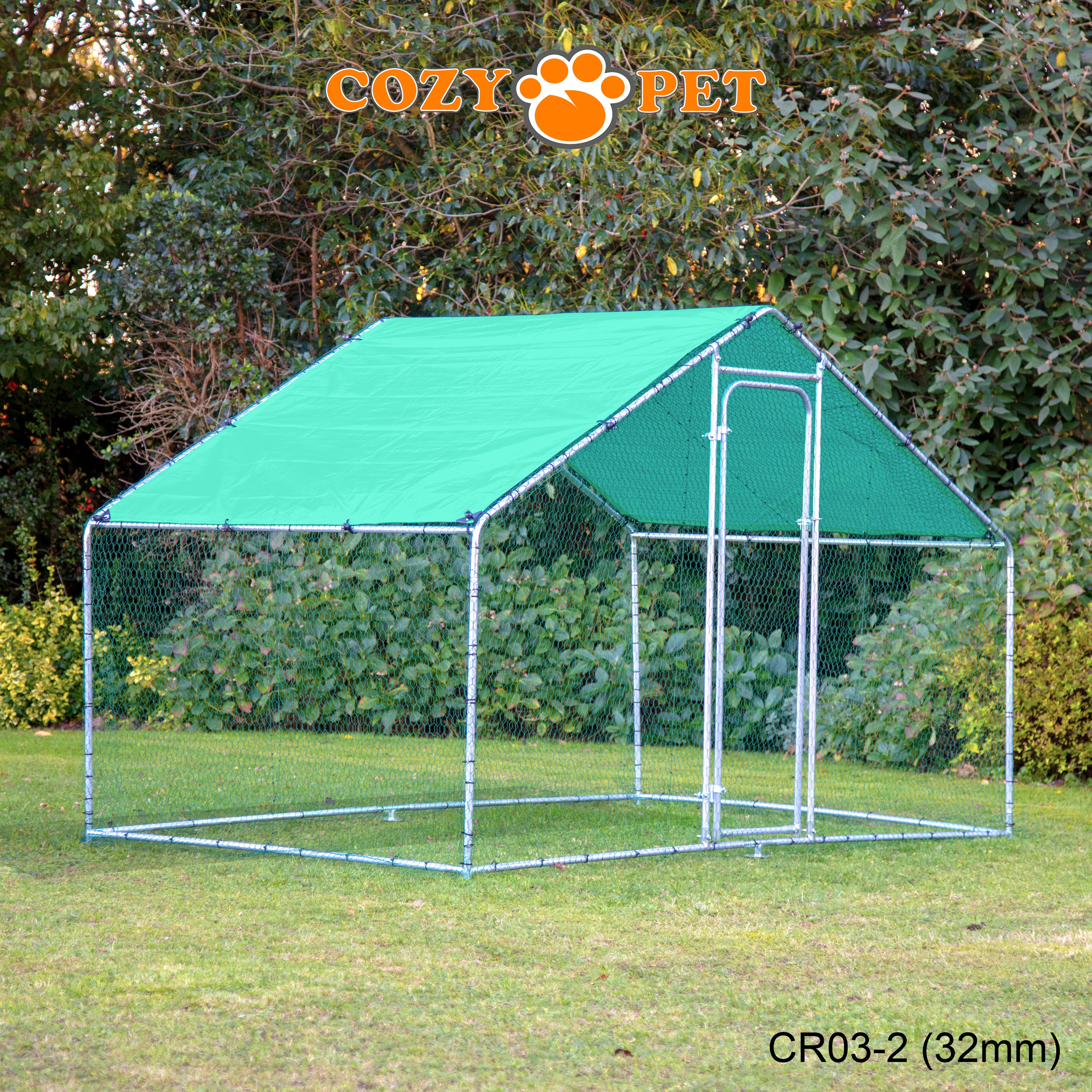 Chicken Run 3m X 2m 32mm Galvanised Steel Frame - CR03-2 (32mm)