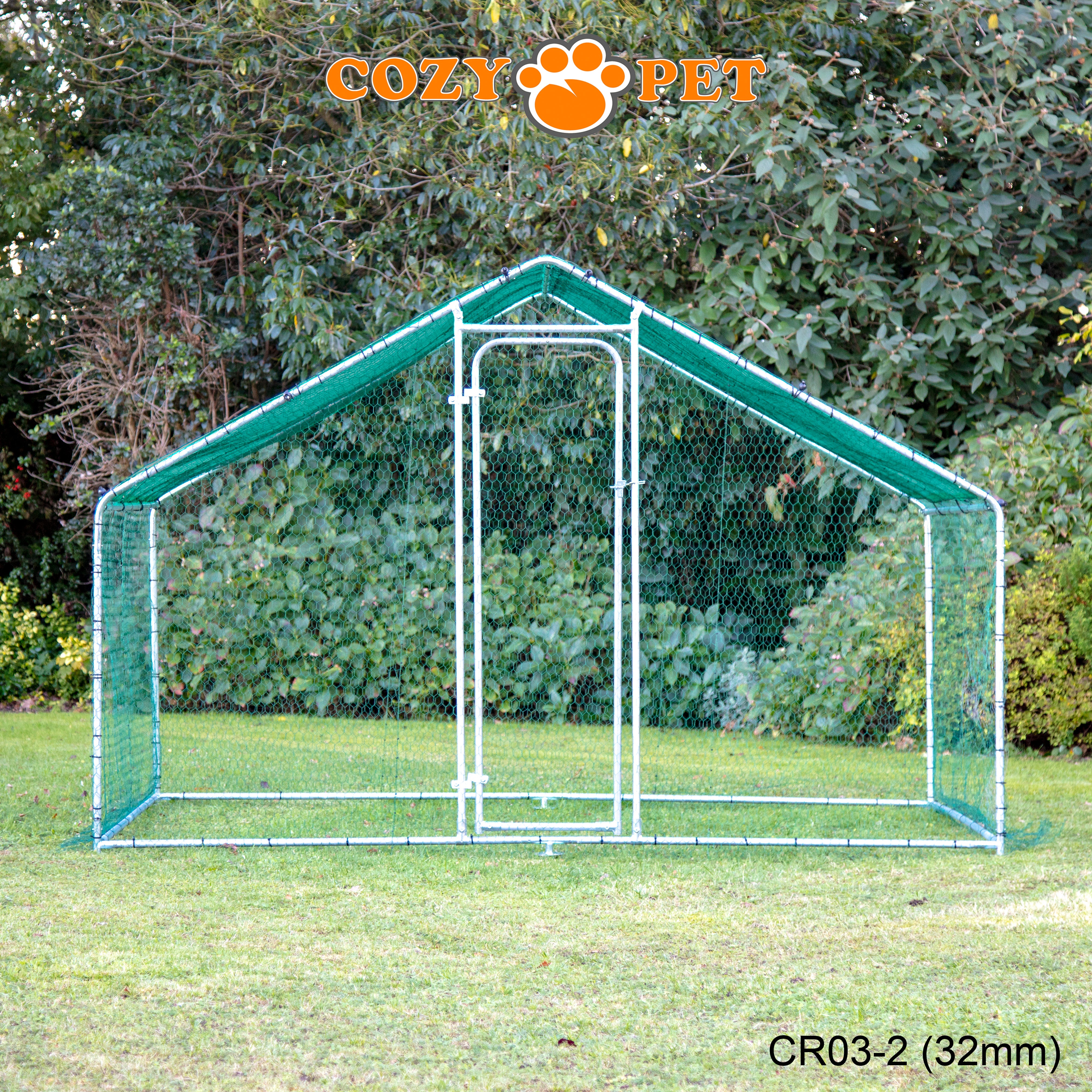 Chicken Run 3m X 2m 32mm Galvanised Steel Frame - CR03-2 (32mm)