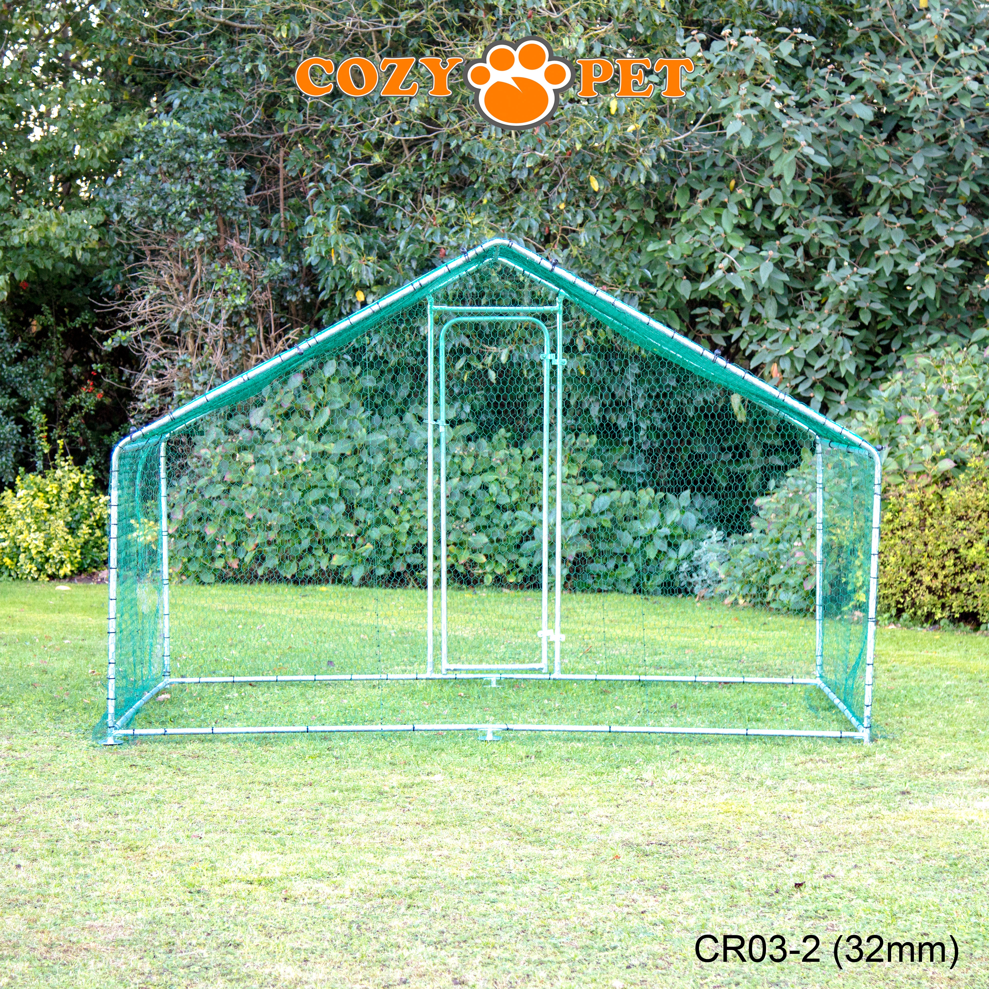Chicken Run 3m X 2m 32mm Galvanised Steel Frame - CR03-2 (32mm)