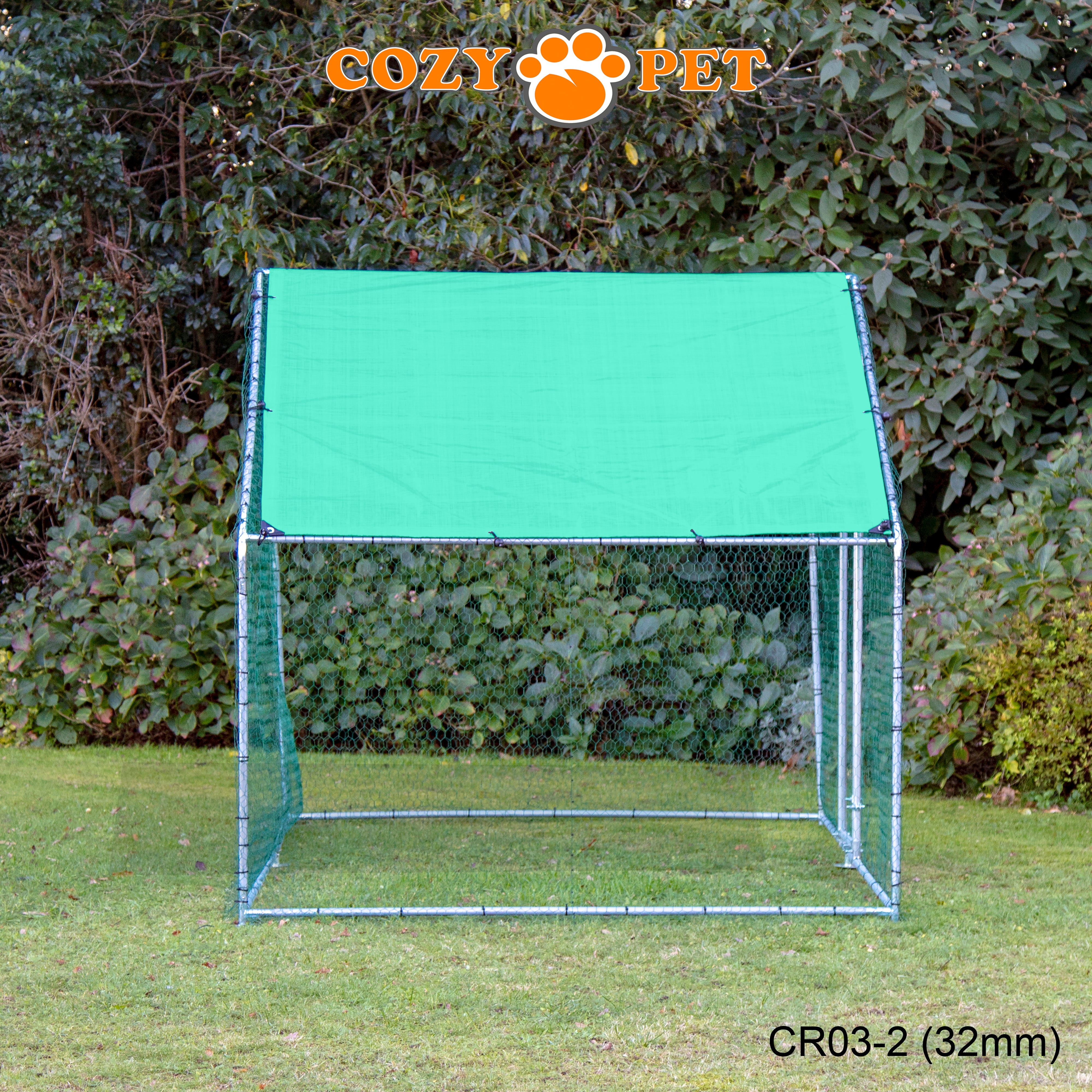 Chicken Run 3m X 2m 32mm Galvanised Steel Frame - CR03-2 (32mm)