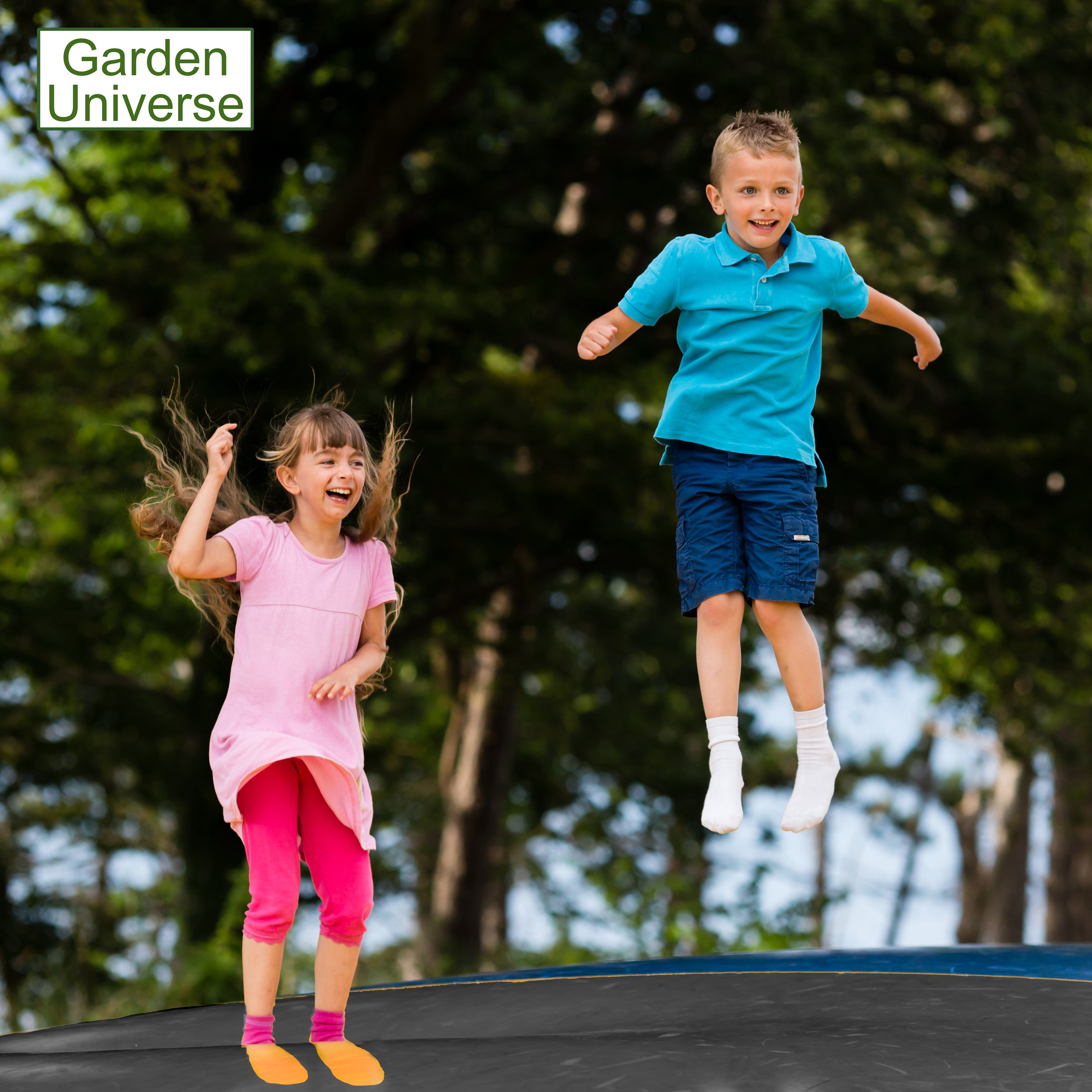 Trampoline 10ft with Safety Net and Ladder TR01-10FT-BL