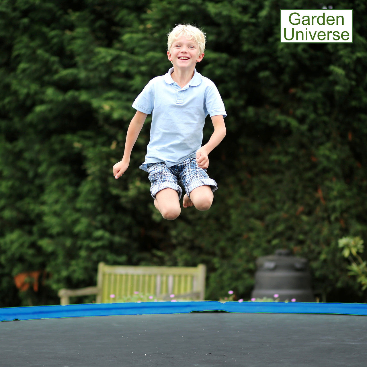 Trampoline 14ft with Safety Net and Ladder TR01-14FT-BL