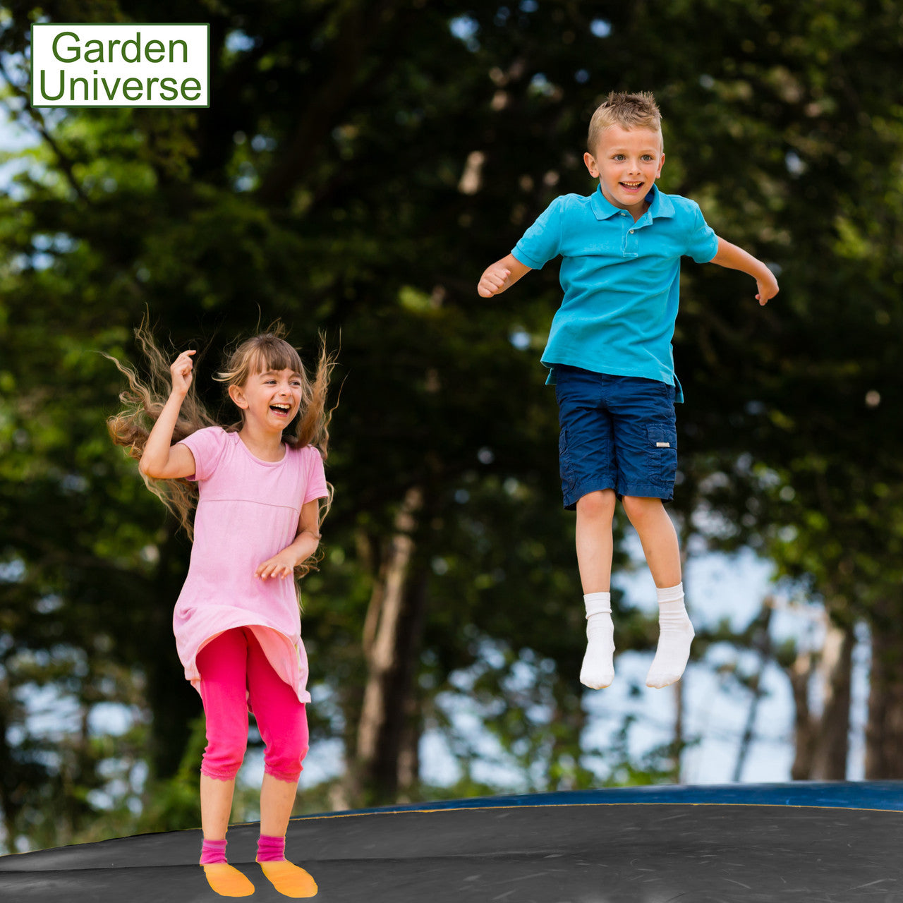 Trampoline 14ft with Safety Net and Ladder TR01-14FT-BL