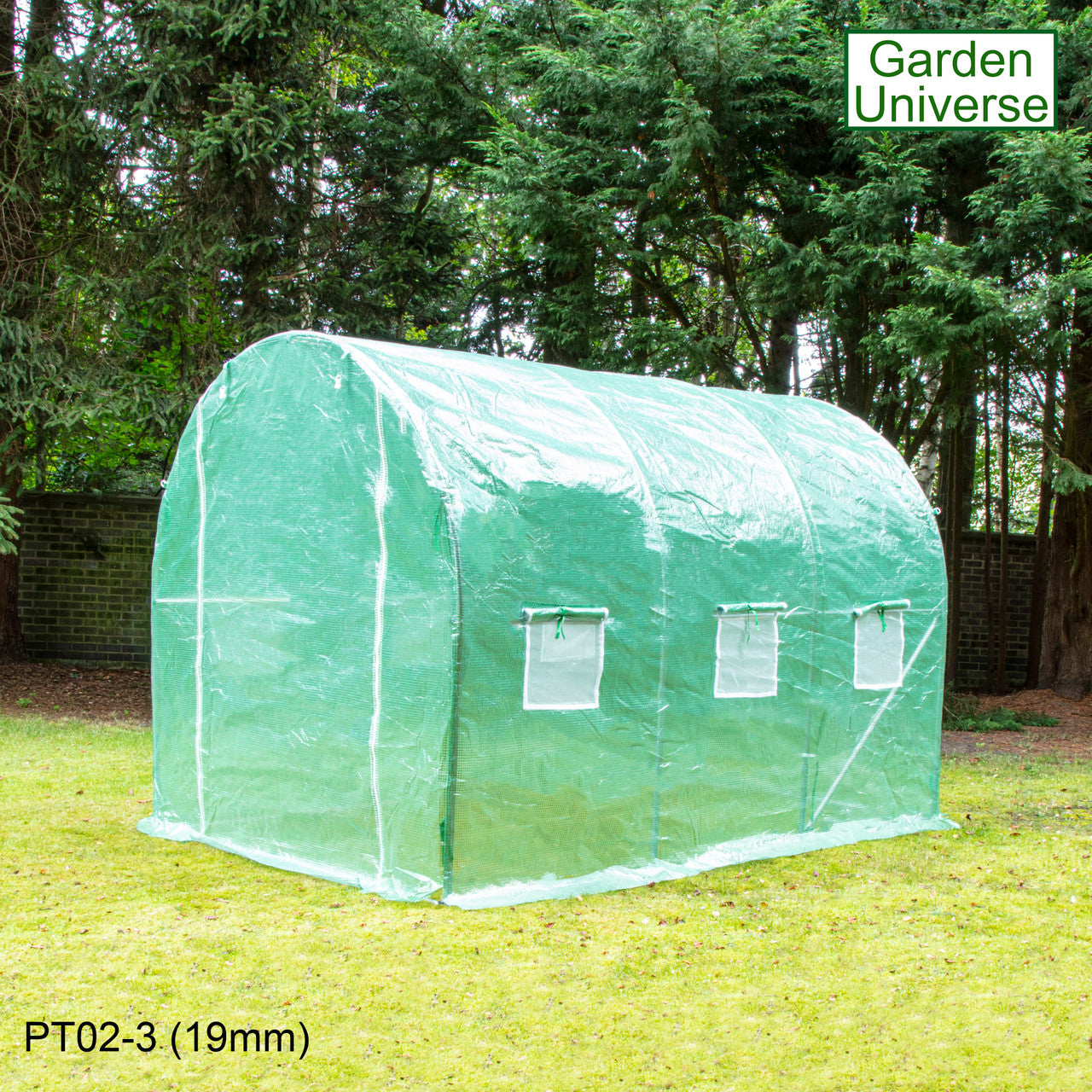 Polytunnel 2m x 3m with 19mm Galvanised Steel Frame PT02-3 (19mm)
