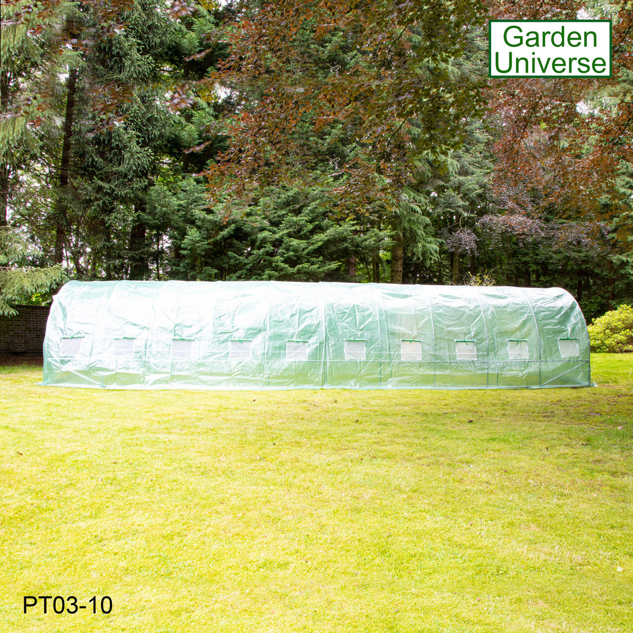 Polytunnel 3m x 10m with 25mm Galvanised Steel Frame PT03-10