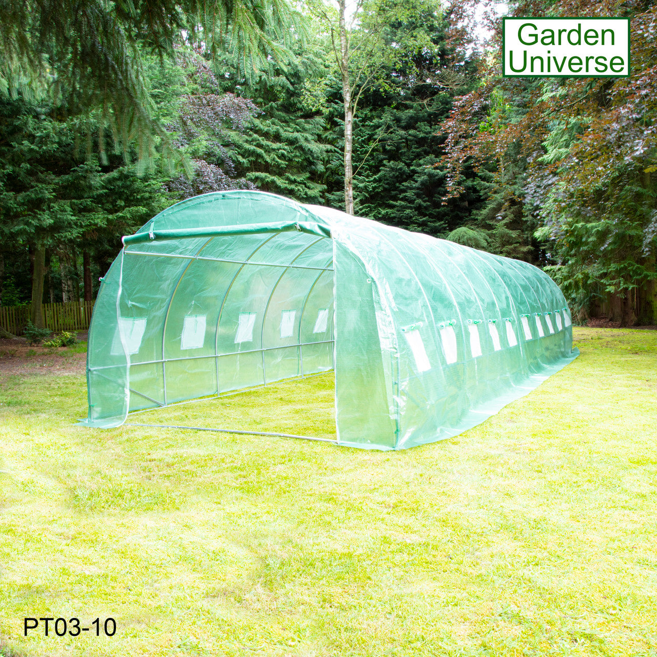 Polytunnel 3m x 10m with 25mm Galvanised Steel Frame PT03-10
