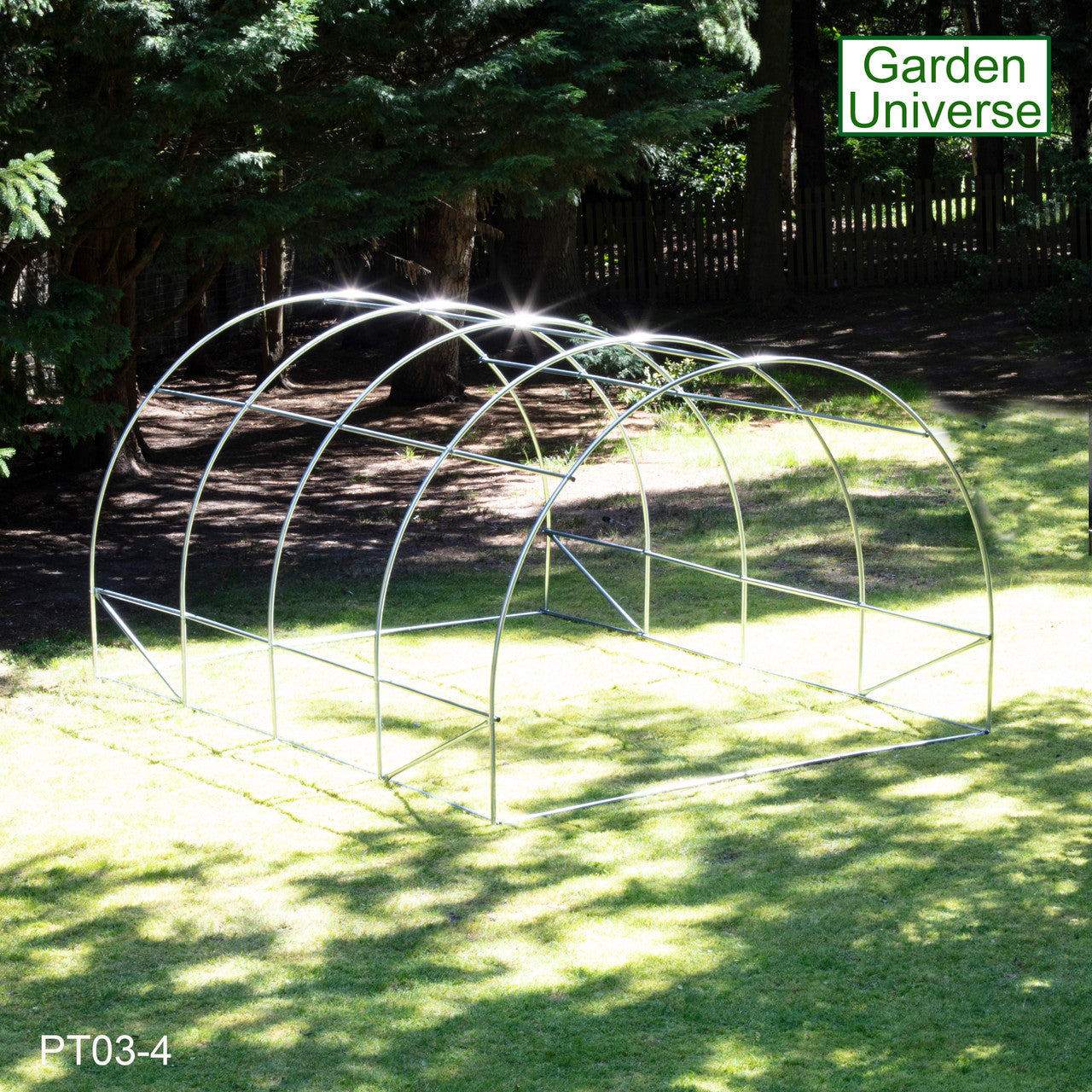 Polytunnel 3m x 4m with 25mm Galvanised Steel Frame PT03-4