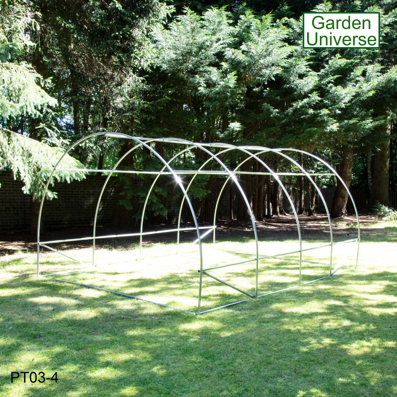Polytunnel 3m x 4m with 25mm Galvanised Steel Frame PT03-4