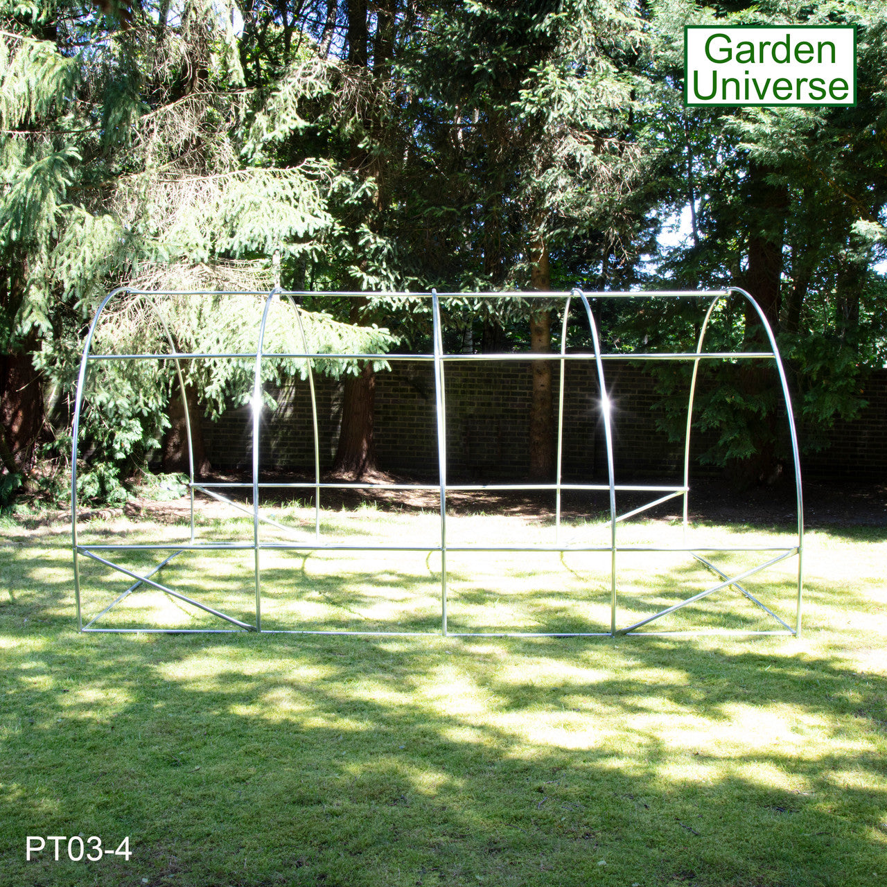 Polytunnel 3m x 4m with 25mm Galvanised Steel Frame PT03-4
