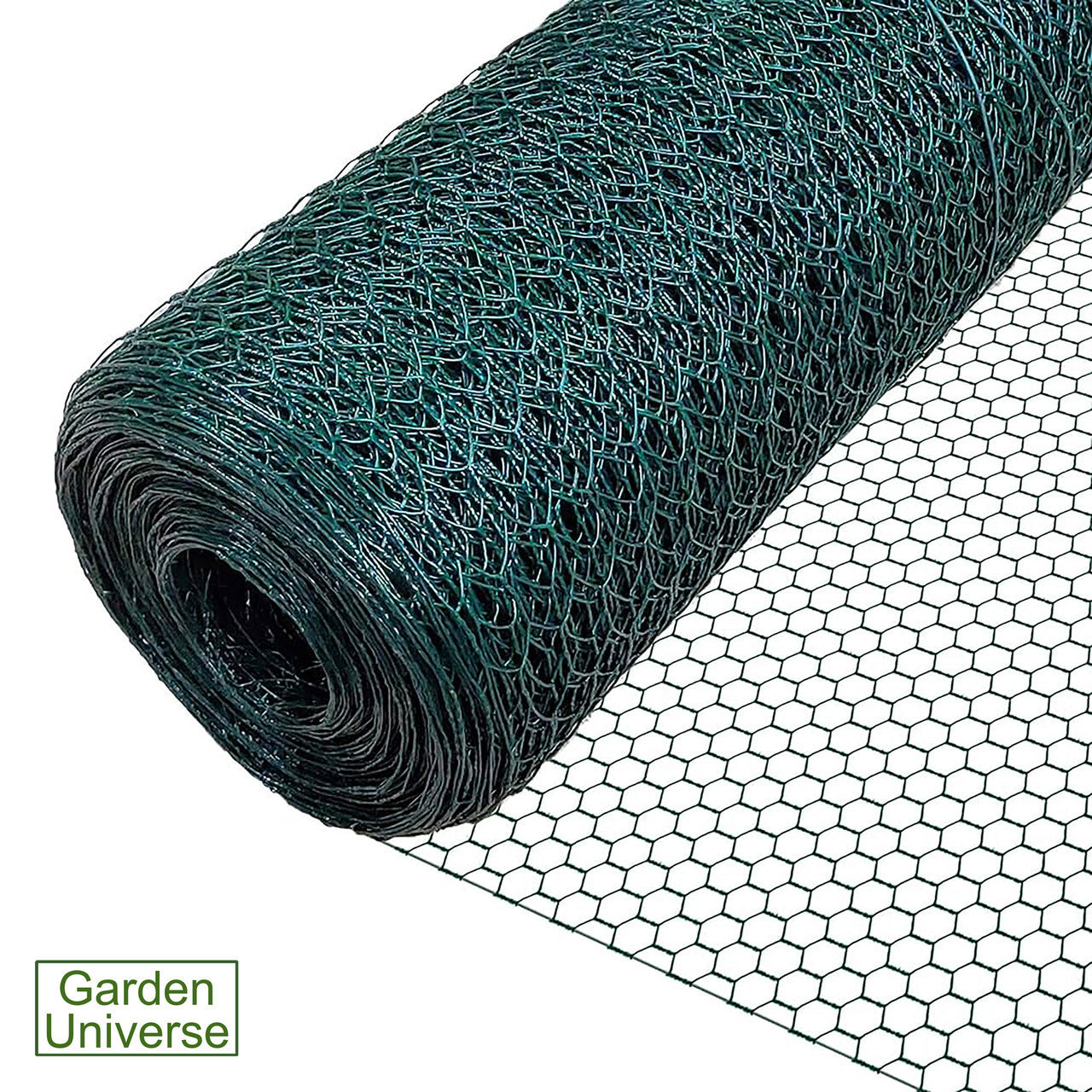 Chicken Wire PVC Coated Green W 90cm x L 25m Fence Aviary W04-8