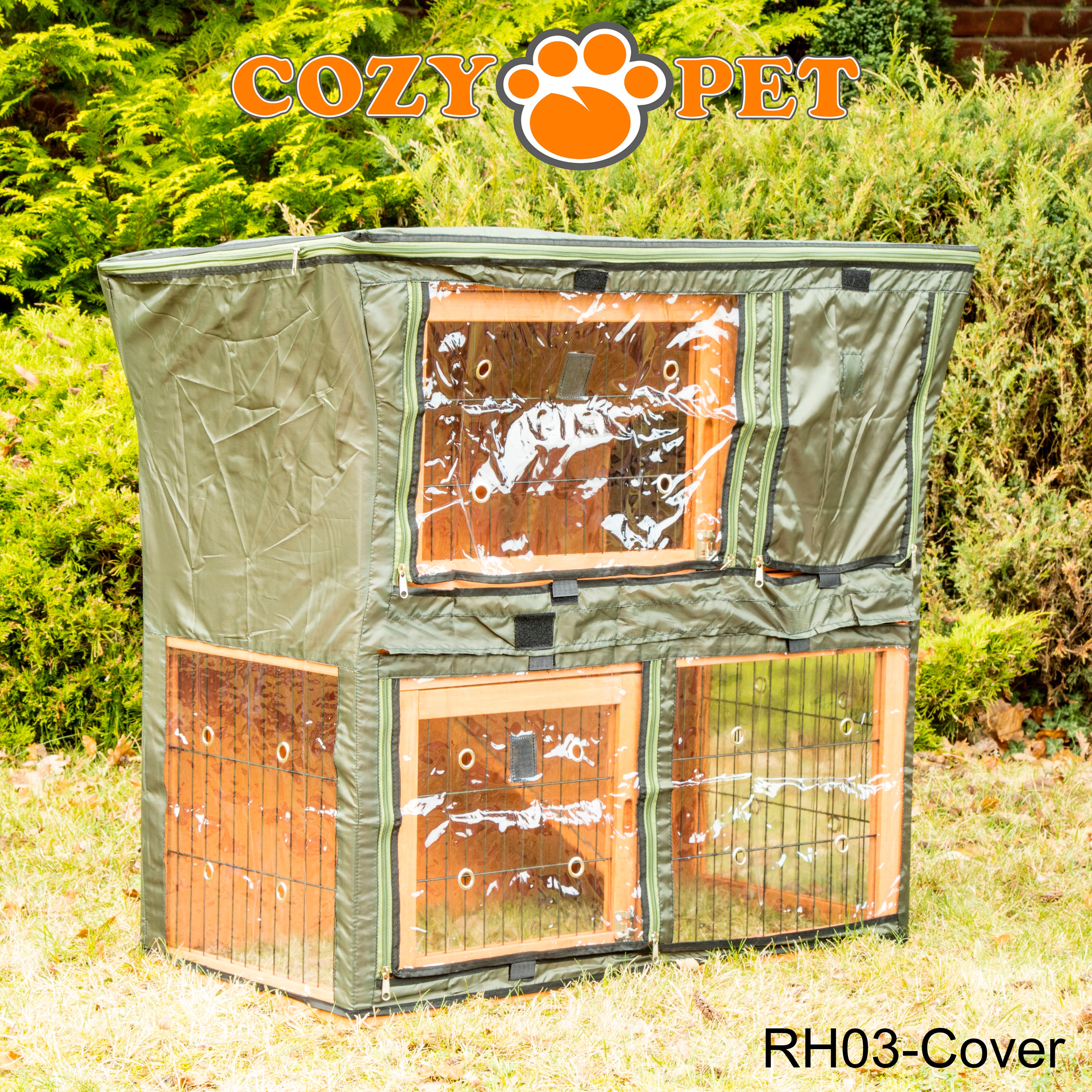 Rabbit Hutch 3ft - Pink - RH03P + RH03C