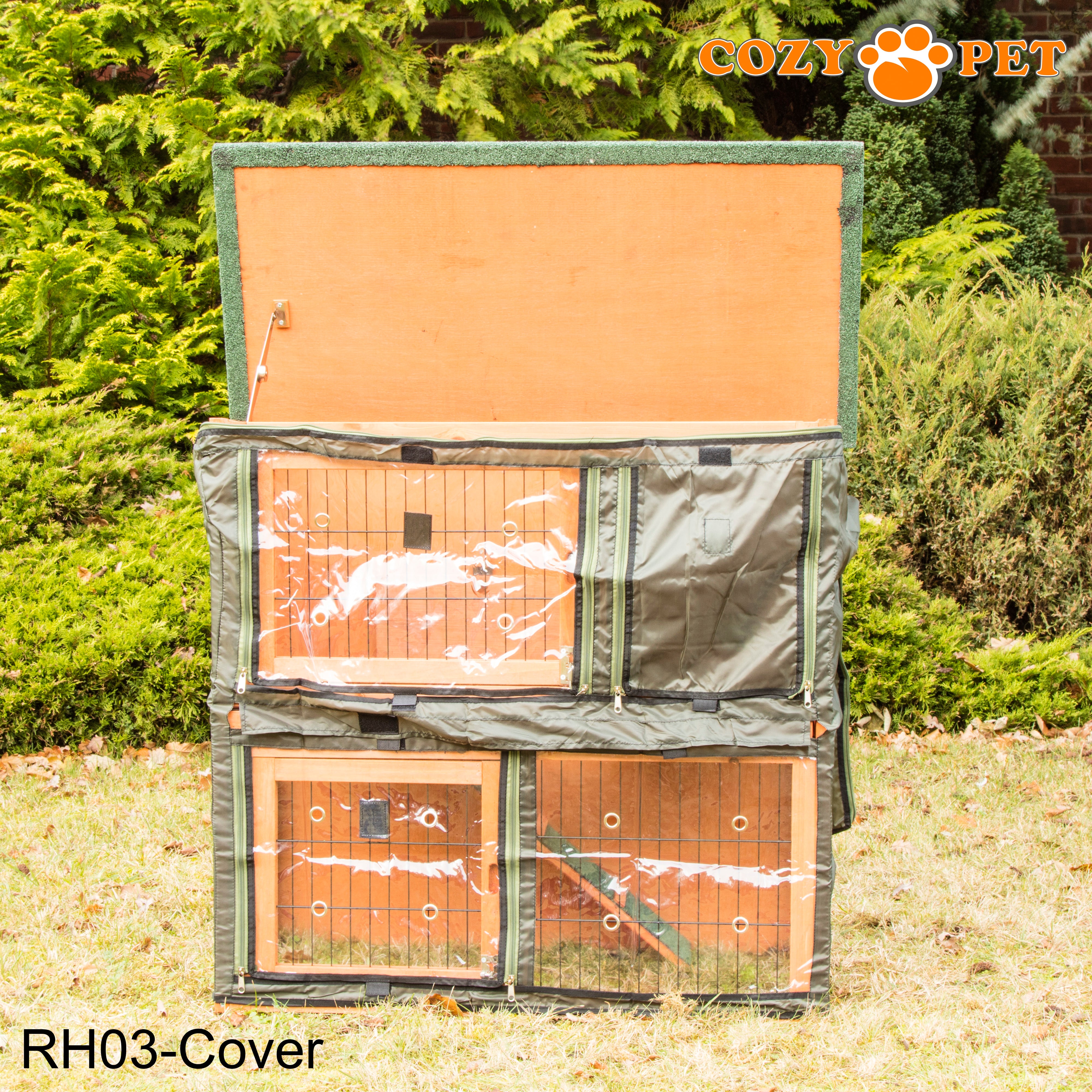 Rabbit Hutch 3ft - Natural - RH03N + RH03C