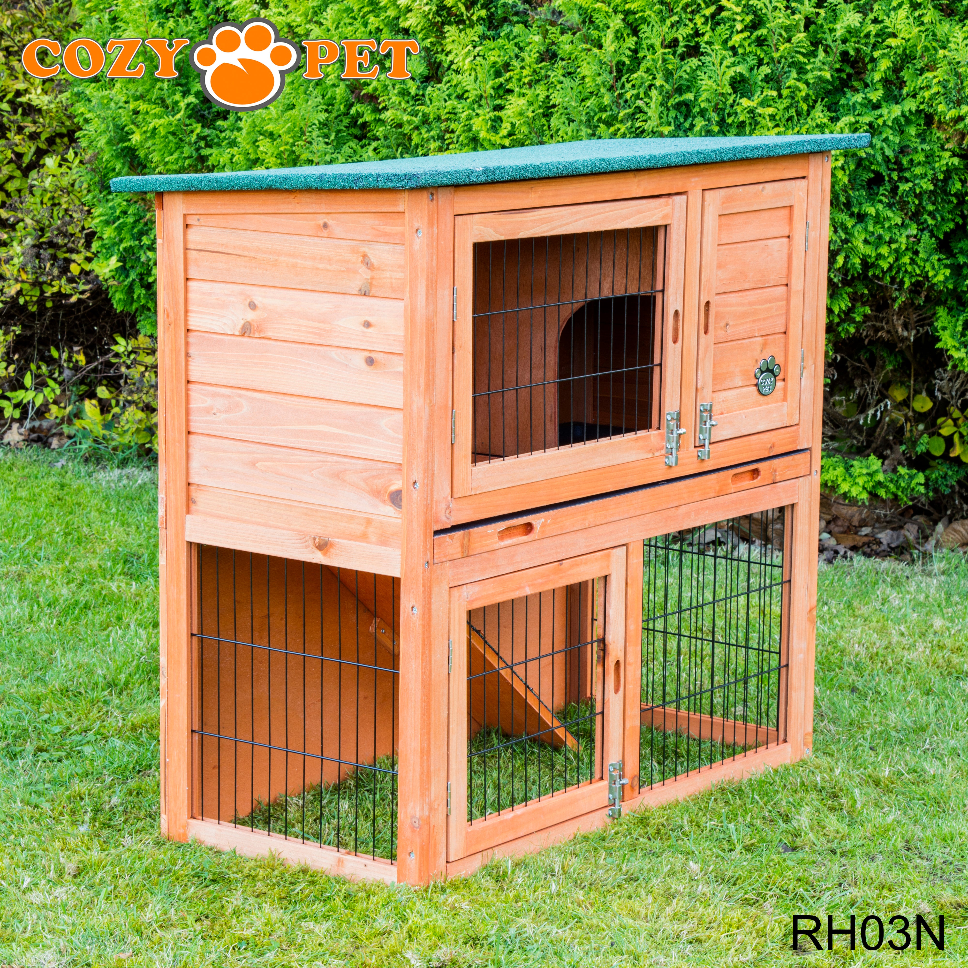 Rabbit Hutch 3ft - Natural - RH03N