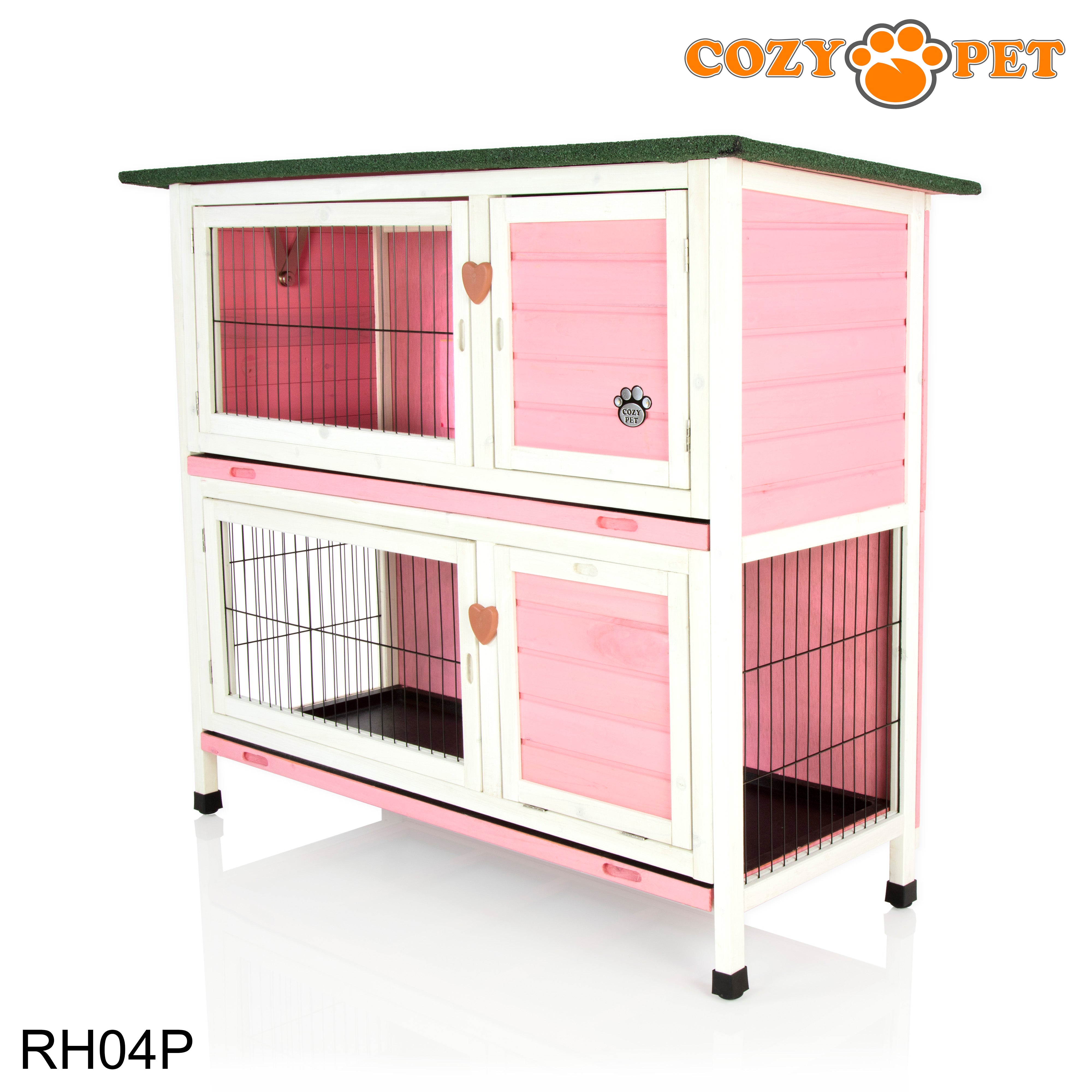 Rabbit Hutch 4ft - Pink - RH04P