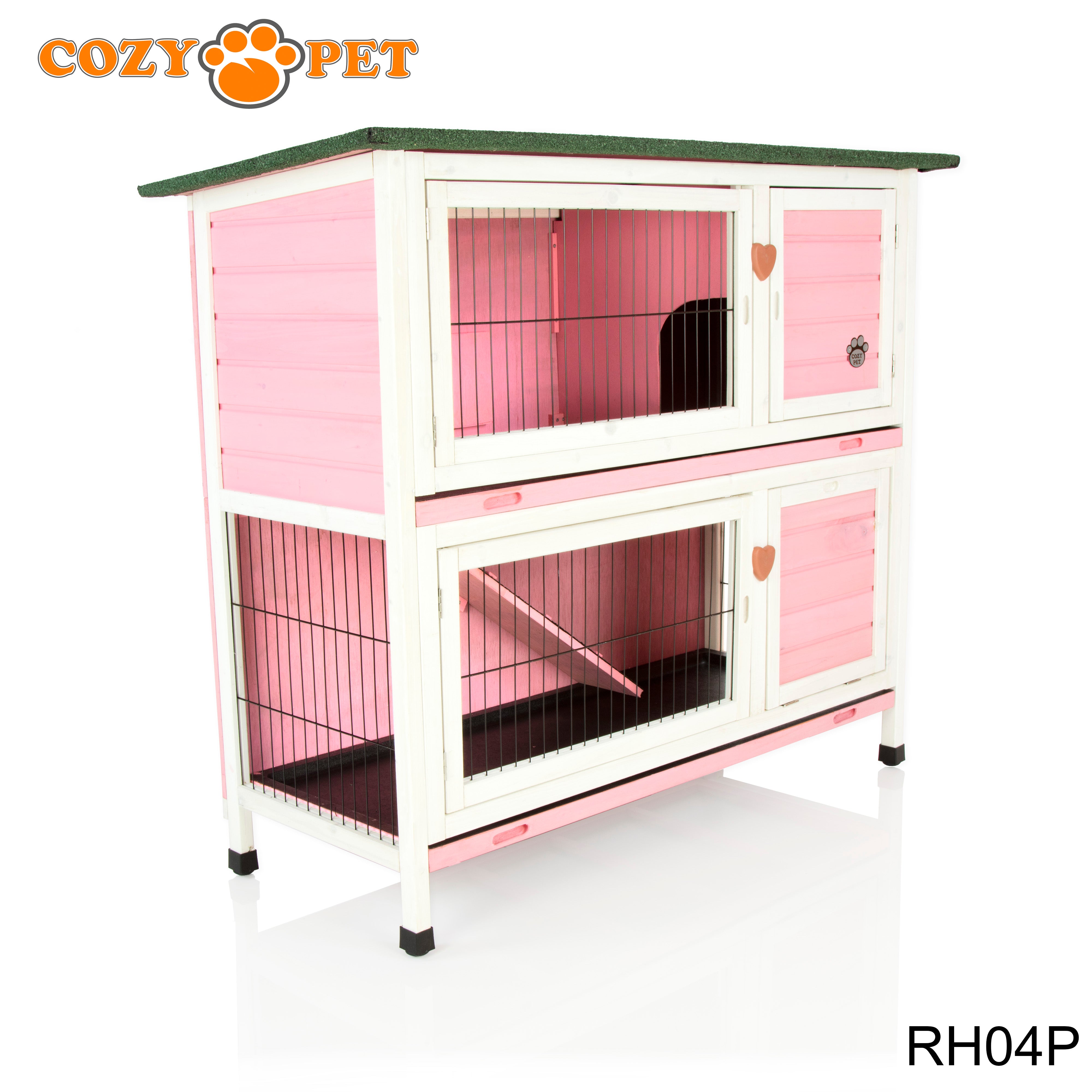 Rabbit Hutch 4ft - Pink - RH04P