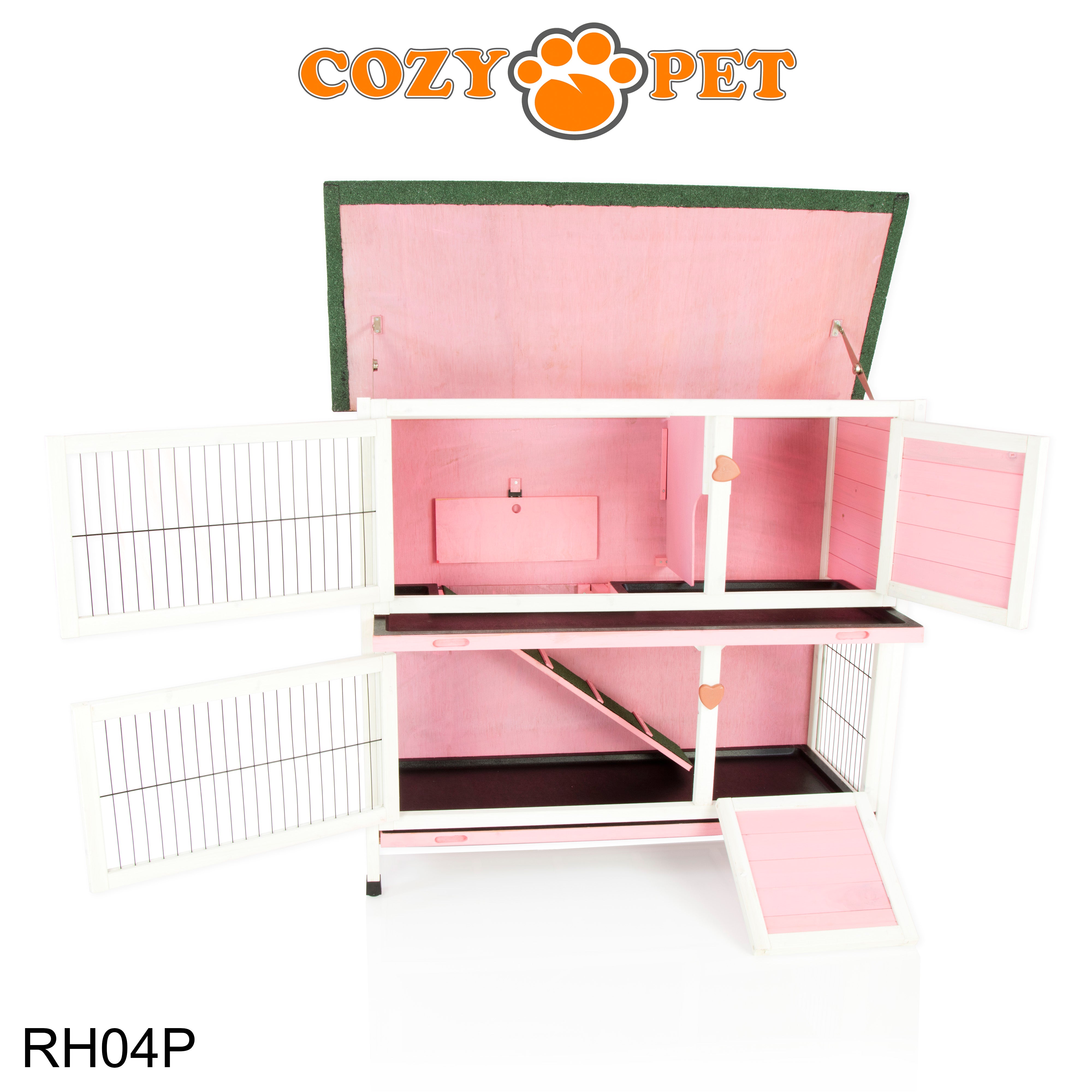 Rabbit Hutch 4ft - Pink - RH04P