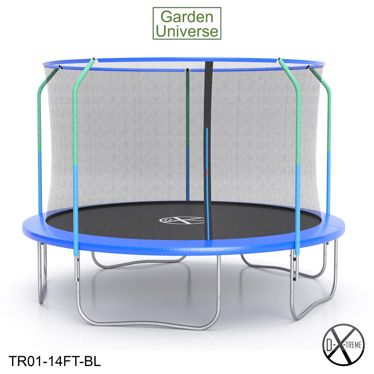 Trampoline 14ft with Safety Net and Ladder TR01-14FT-BL