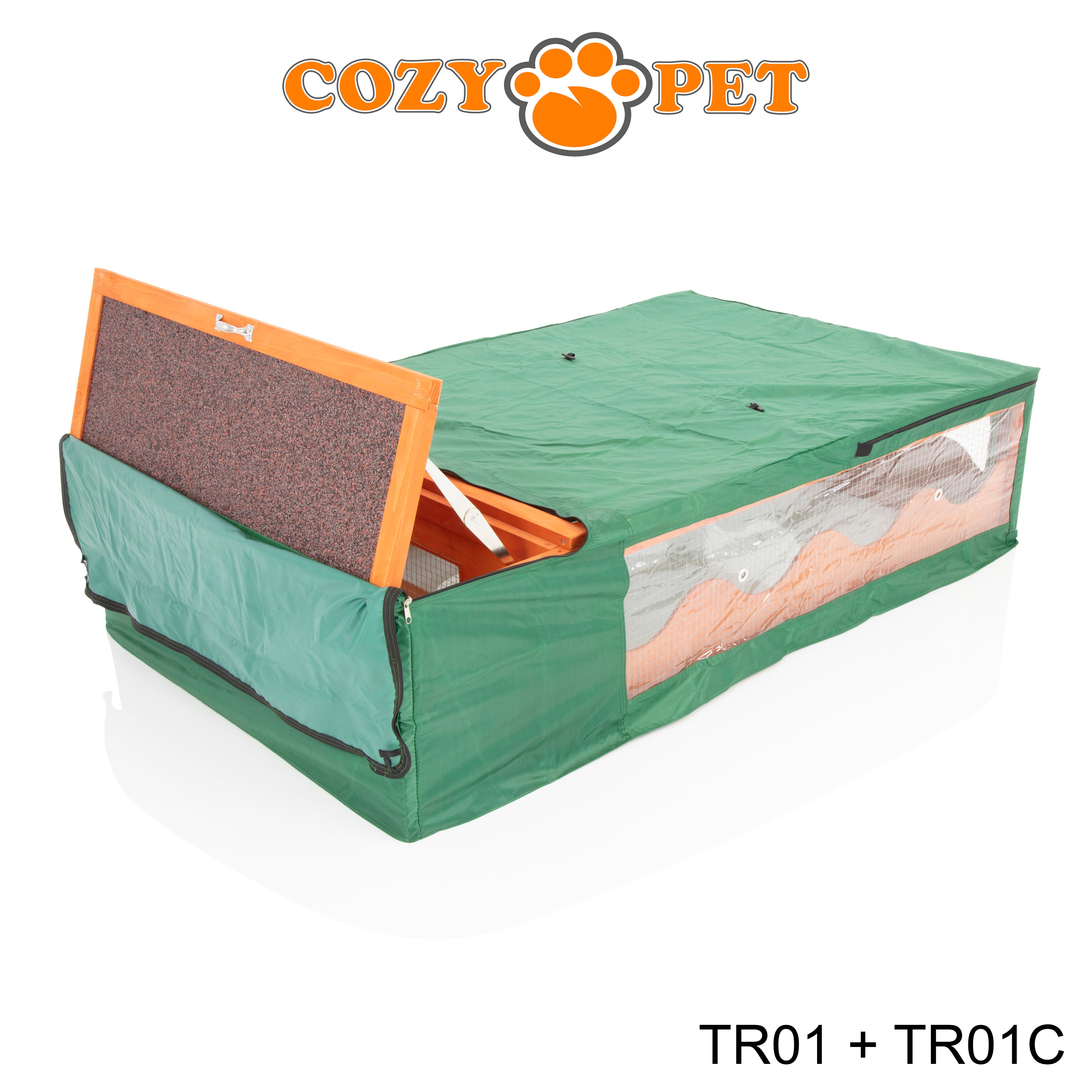 Tortoise Run with Cover Guinea Pig, Hedgehog, Rabbit Run - Natural - TR01N + TR01C