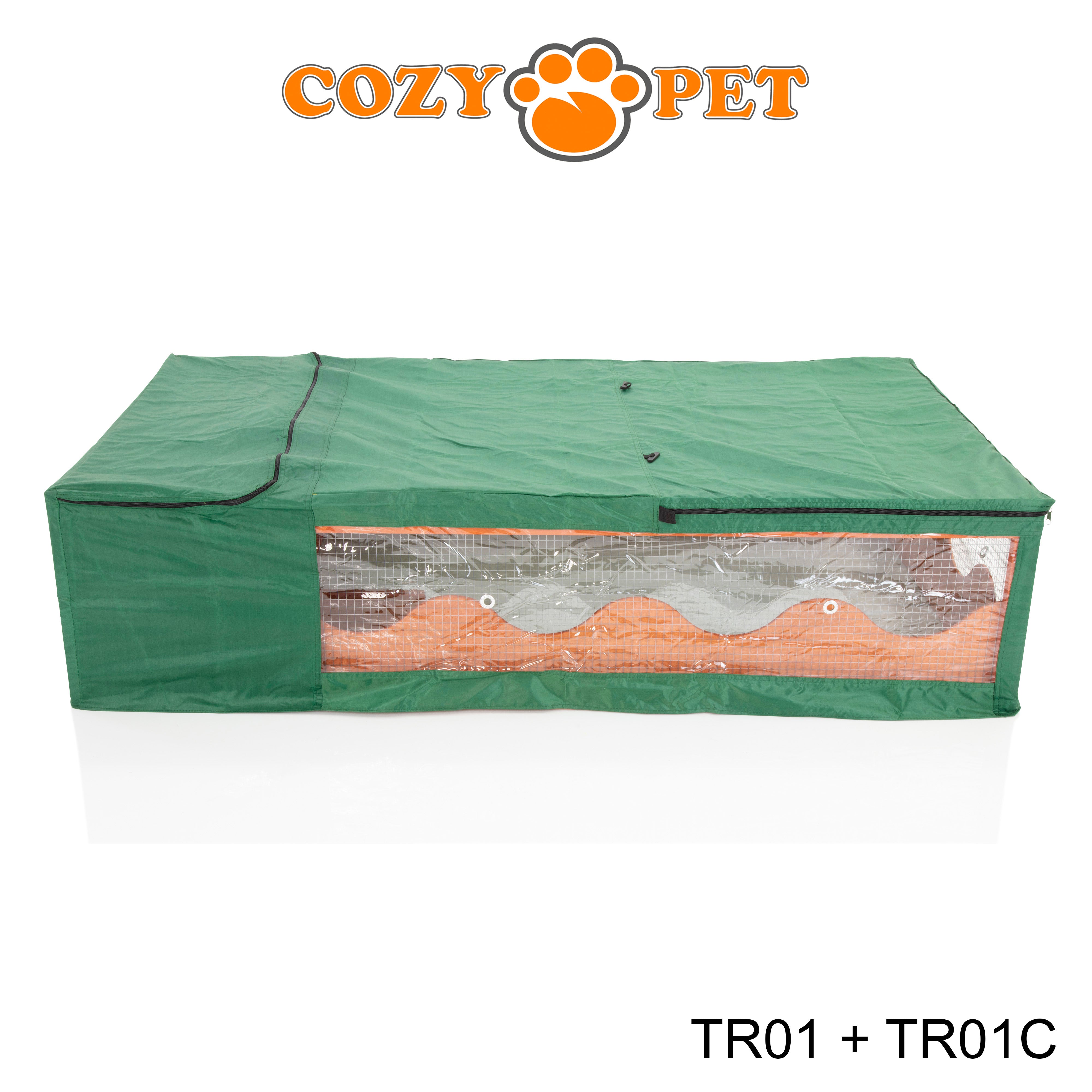Tortoise Run with Cover Guinea Pig, Hedgehog, Rabbit Run - Natural - TR01N + TR01C