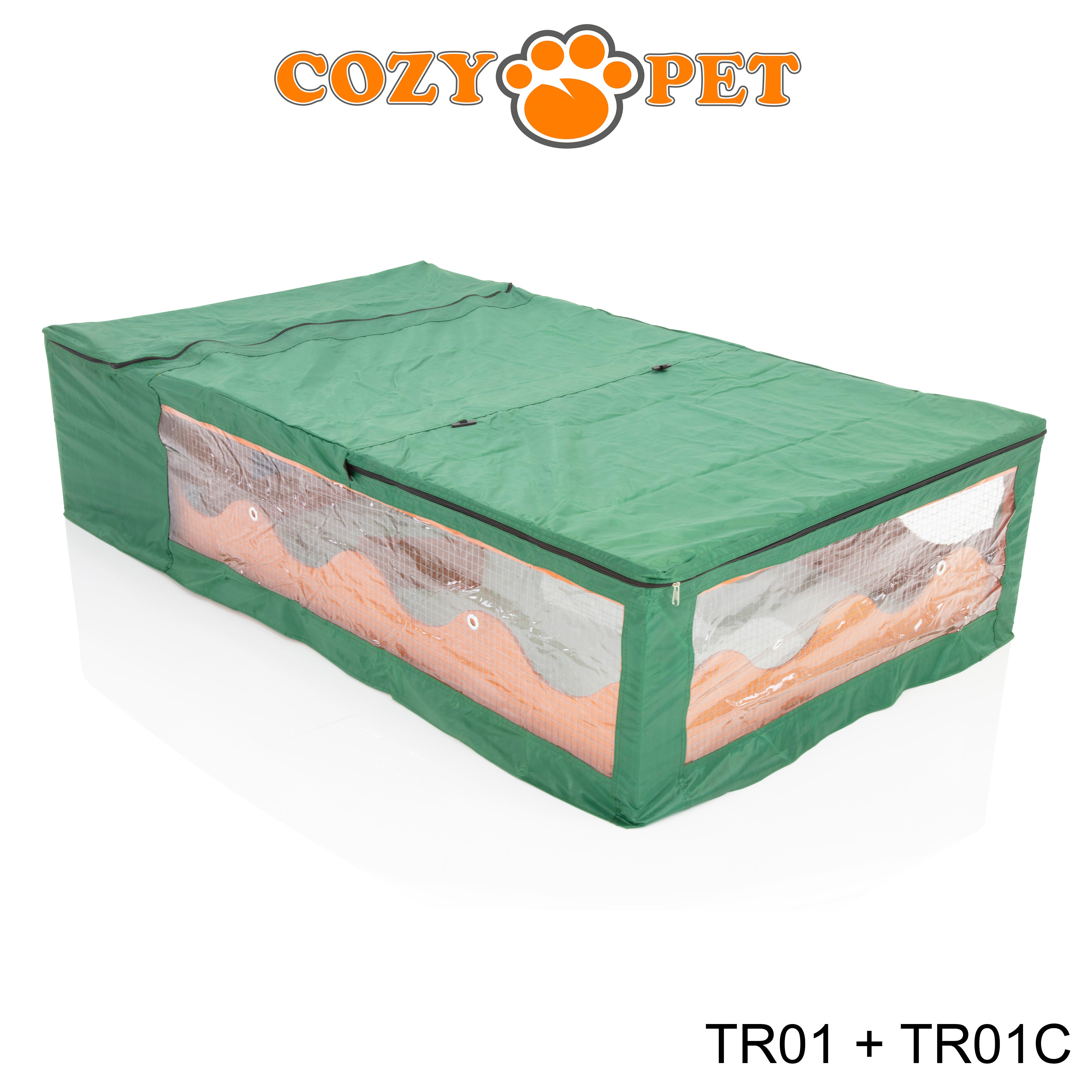 Tortoise Run with Cover Guinea Pig, Hedgehog, Rabbit Run - Natural - TR01N + TR01C