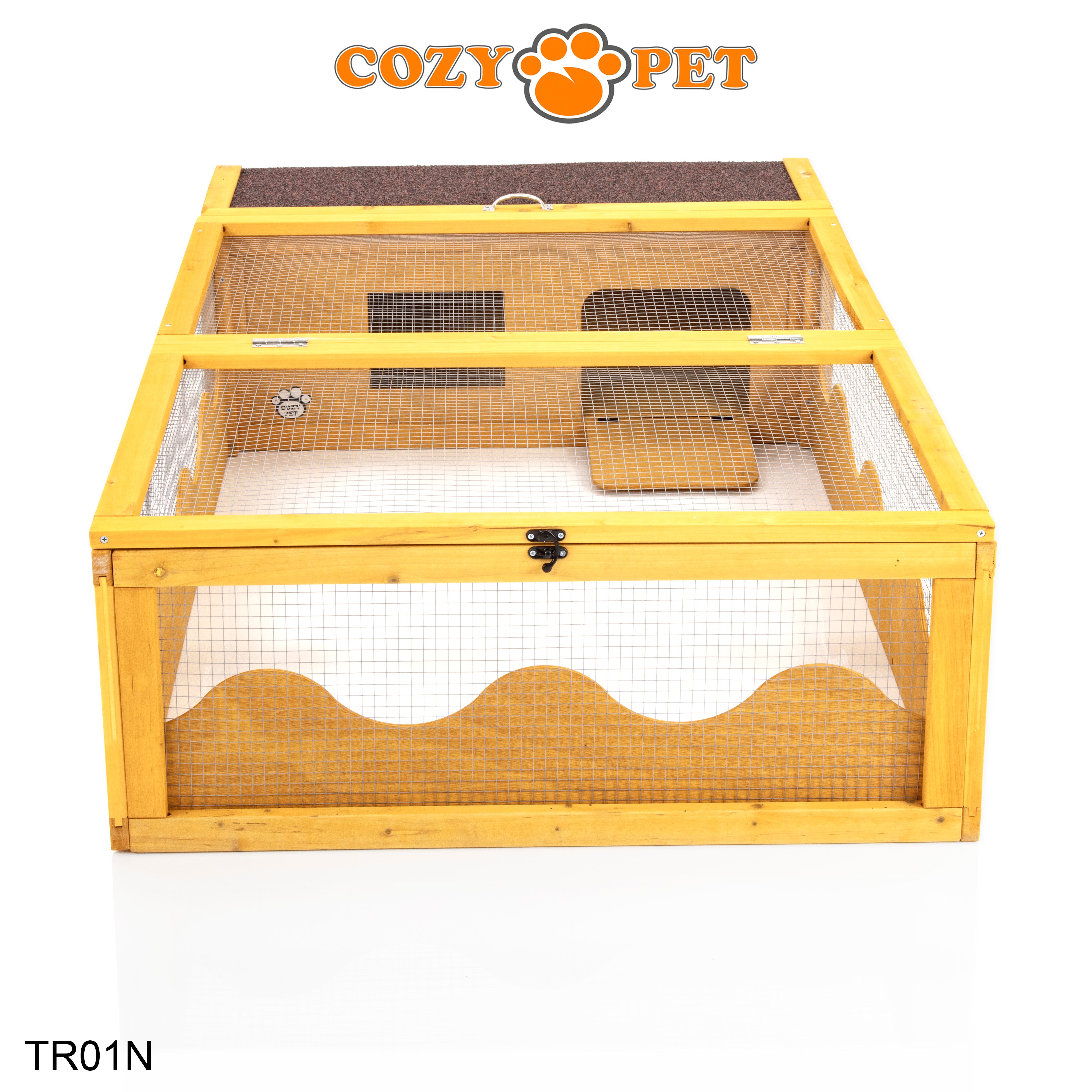 Tortoise Run Guinea Pig, Hedgehog, Rabbit Run - Natural - TR01N
