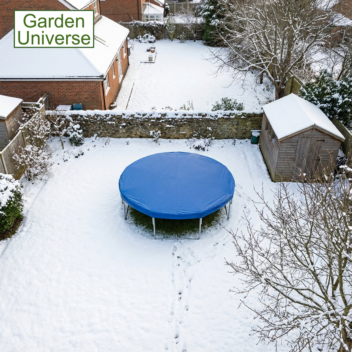 Garden Universe 8ft Trampoline Cover Waterproof Heavy Duty UV Resistant Weather Protection 244cm TC08
