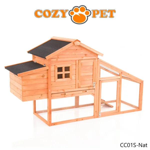 Chicken Coop, Hen House, Rabbit Hutch, Model CC01S-Nat