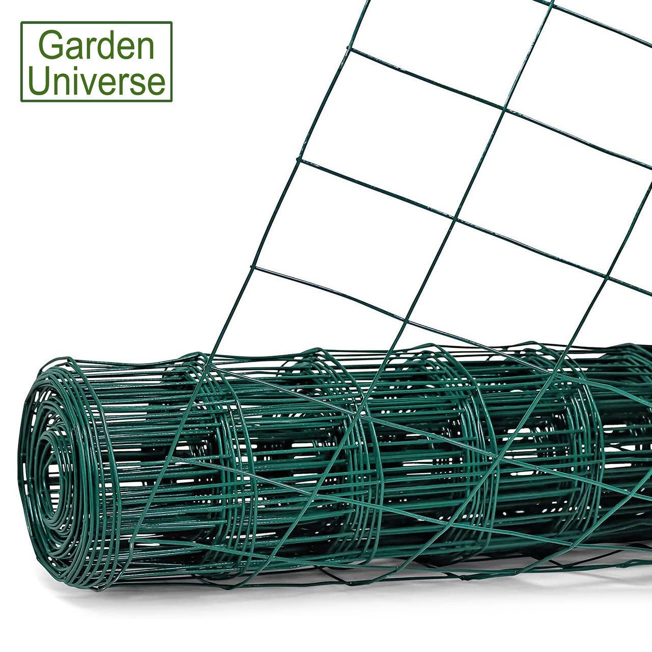 PVC Coated Wire Green W 100cm x L 25m Fence Mesh Fencing W02-6