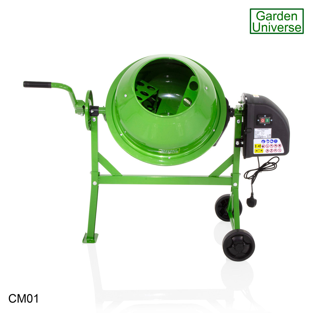 Cement Mixer Electric 220W Powerful Motor 63L Capacity CM01