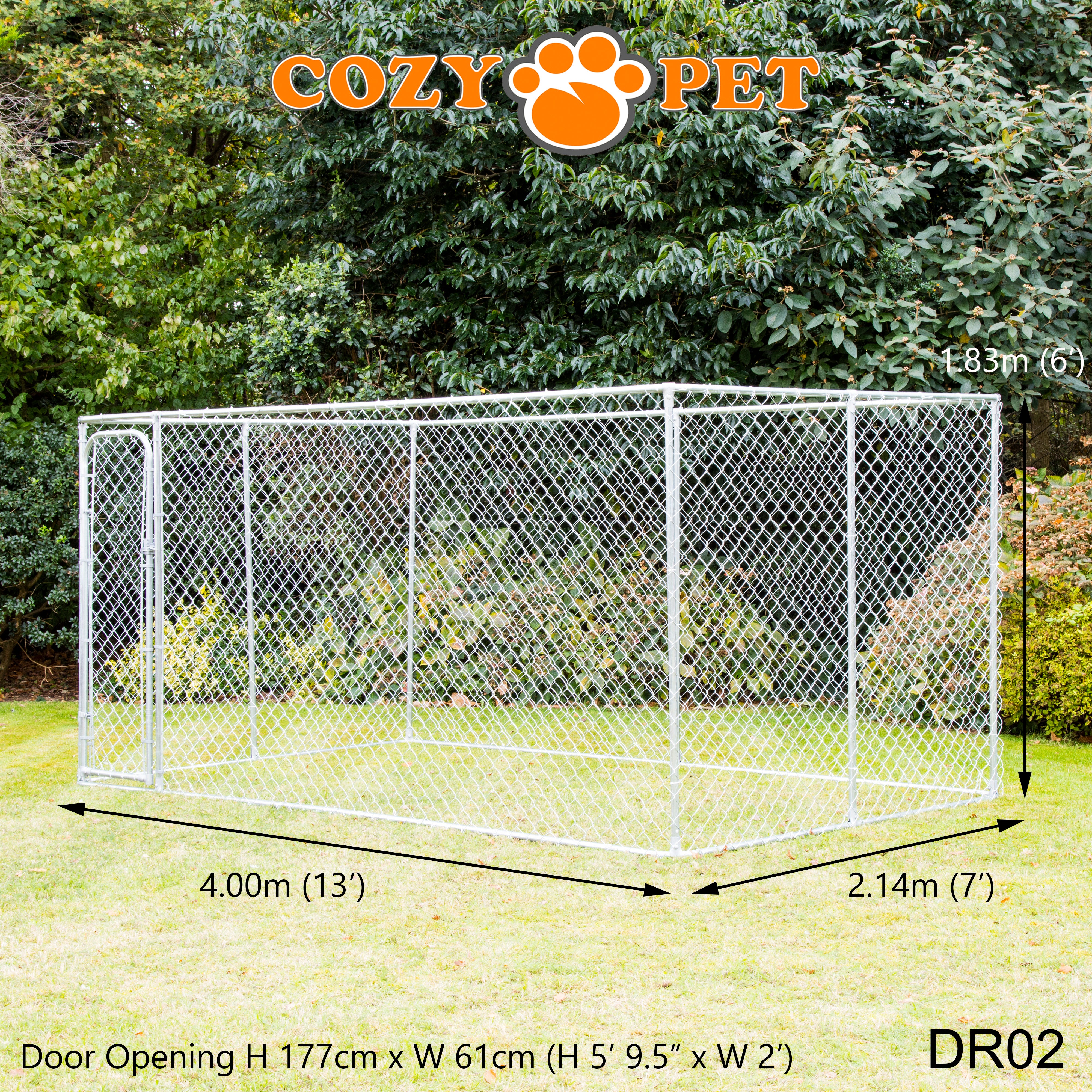 Dog Run 13ft x 7ft Model DR02