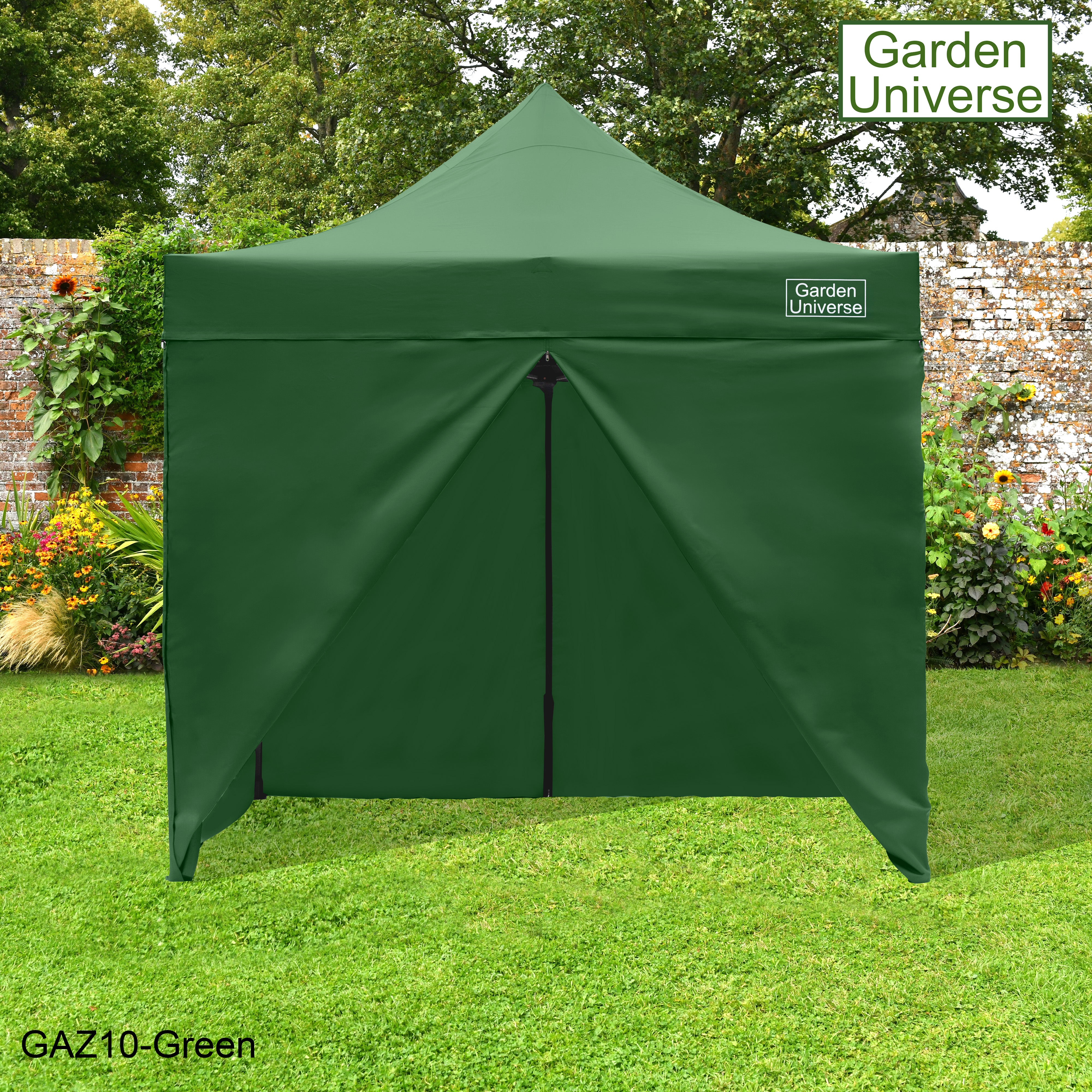 Gazebo 3m x 3m Commercial Grade Pop Up in Green with Heavy Duty Frame And Cover GAZ10-Green