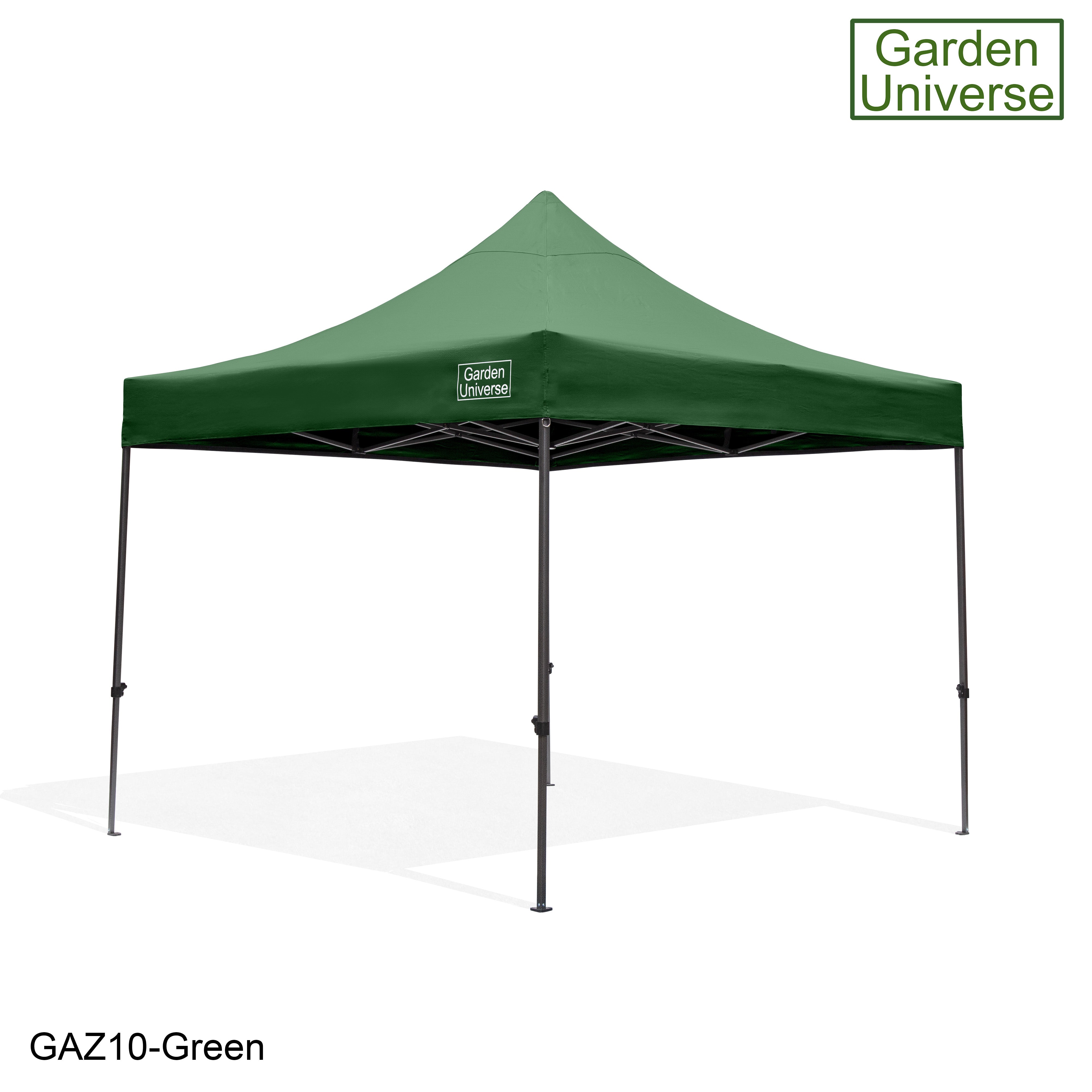 Gazebo 3m x 3m Commercial Grade Pop Up in Green with Heavy Duty Frame And Cover GAZ10-Green