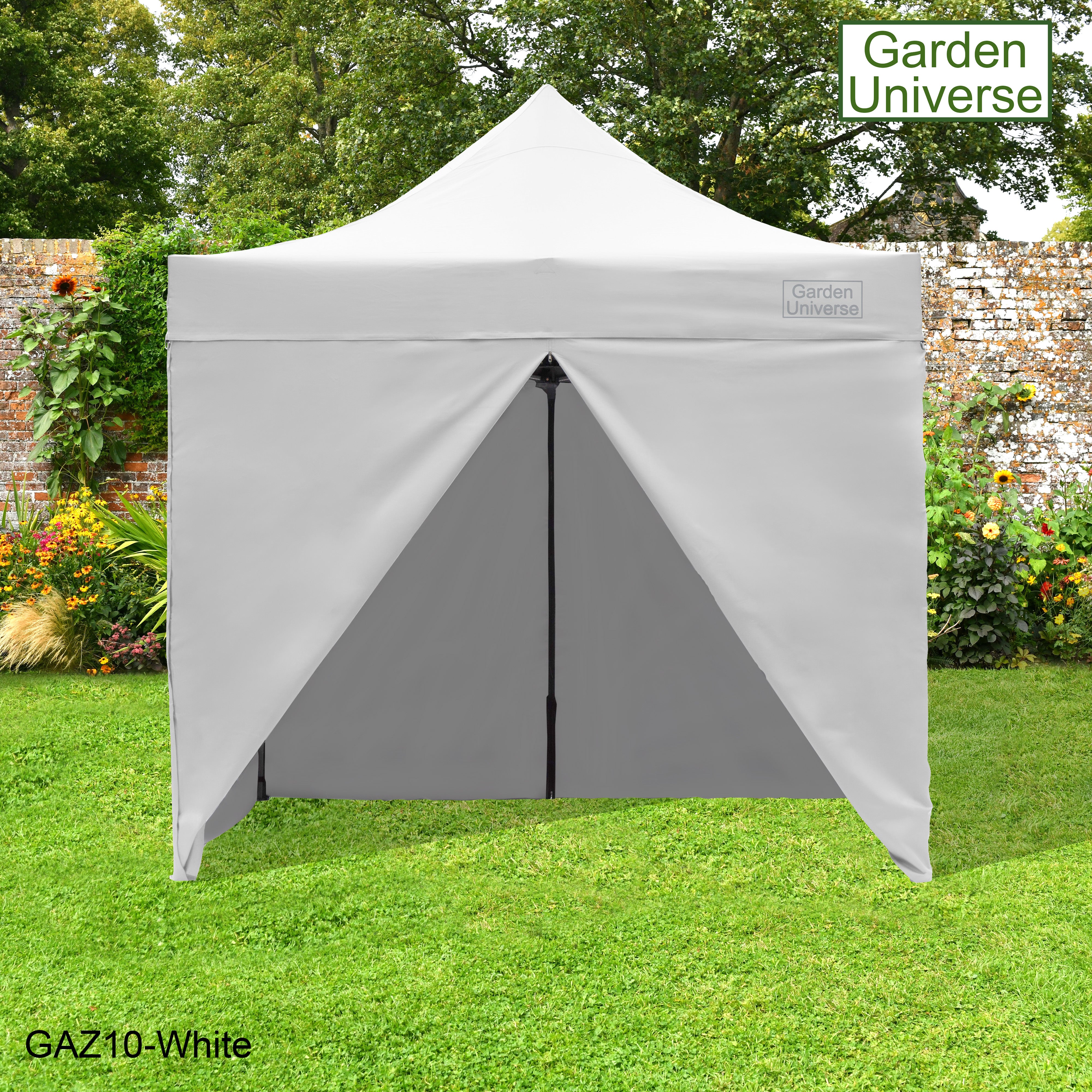 Gazebo 3m x 3m Commercial Grade Pop Up in White with Heavy Duty Frame And Cover GAZ10-White