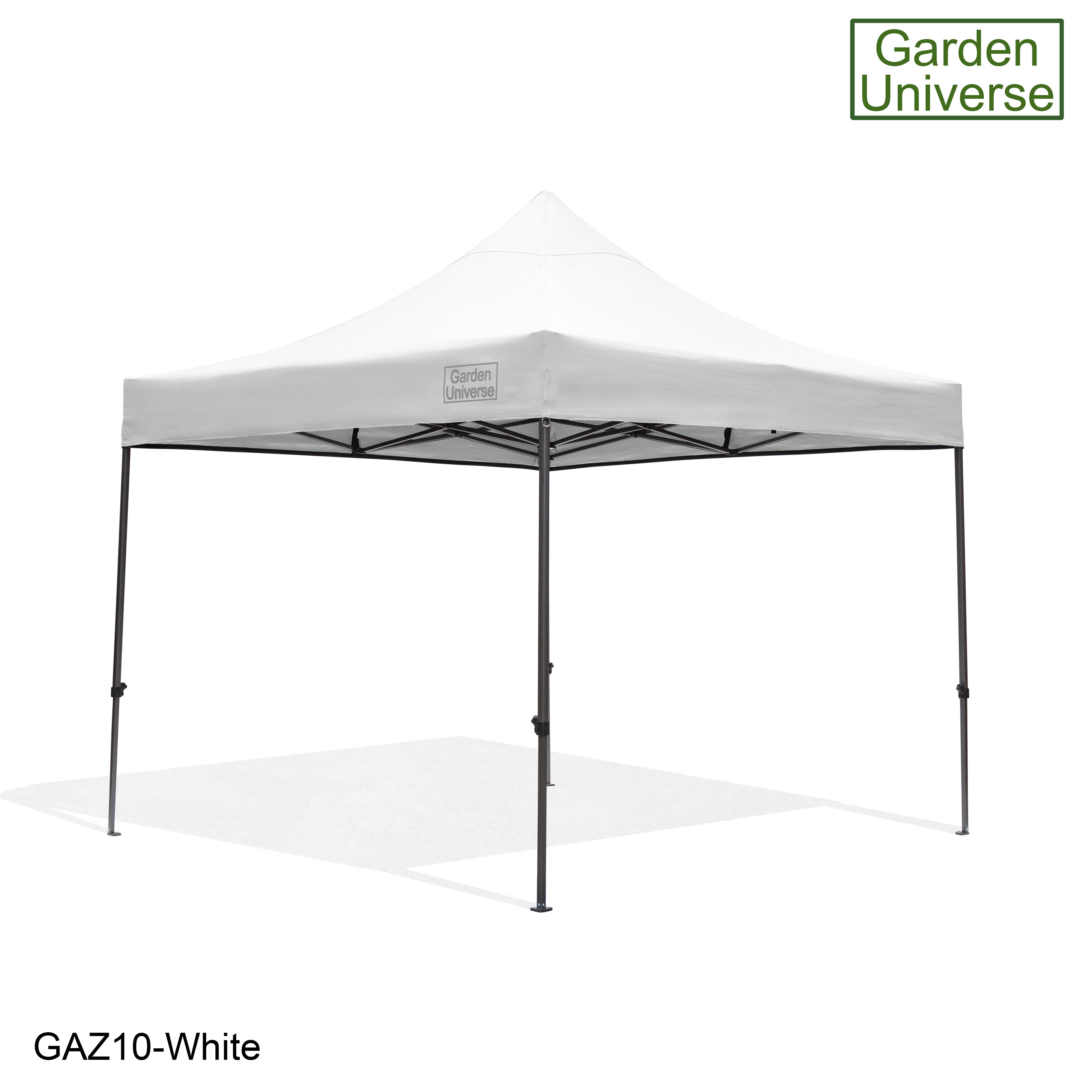 Gazebo 3m x 3m Commercial Grade Pop Up in White with Heavy Duty Frame And Cover GAZ10-White