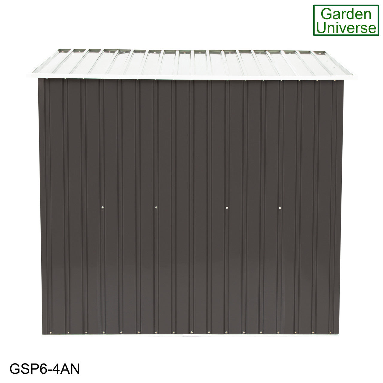 Metal Garden Shed 6' x 4' Storage in Anthracite with Base Frame GSP6-4AN